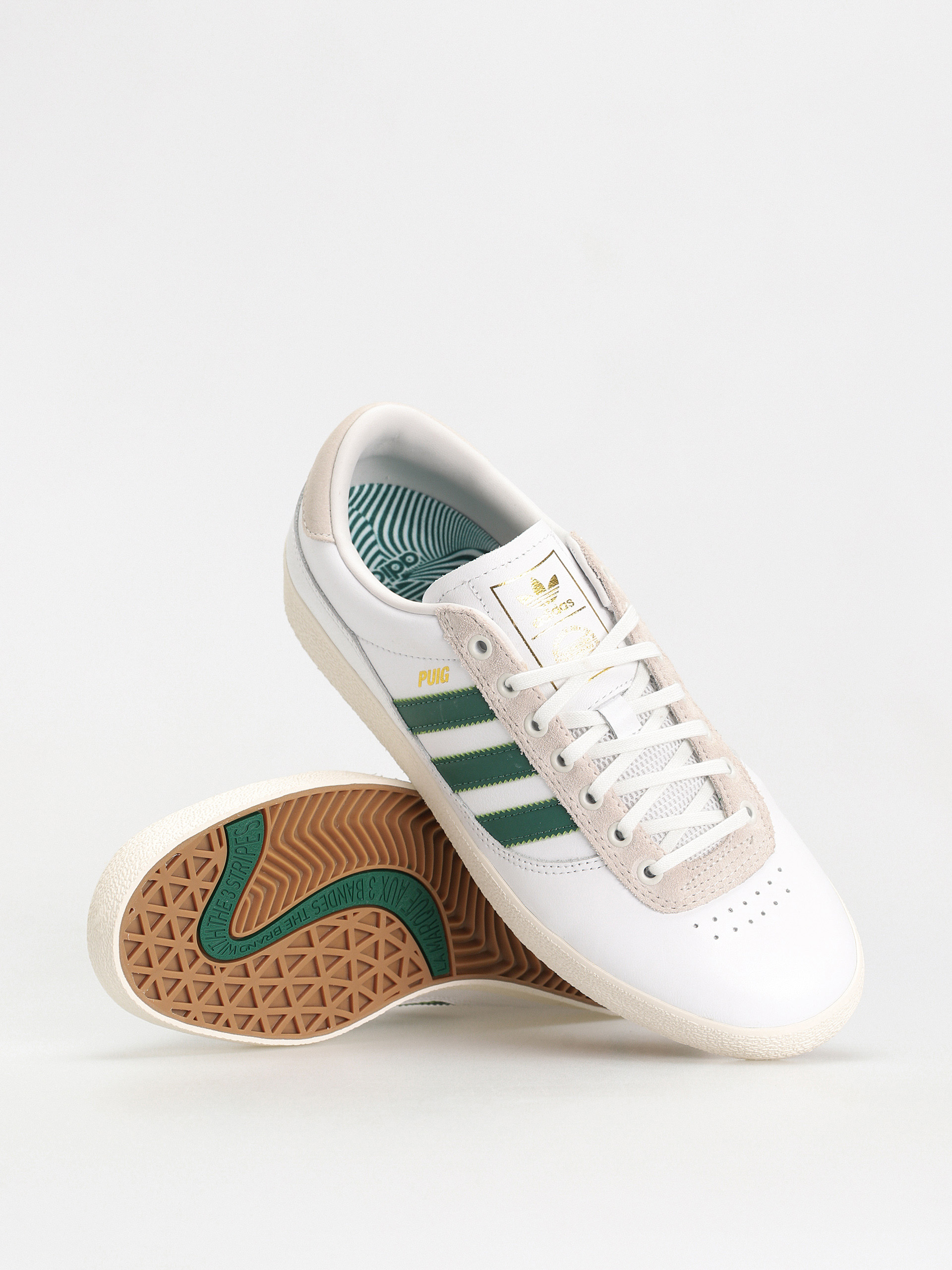 Buty adidas Puig Indoor (ftwwht/drkgrn/cwhite)