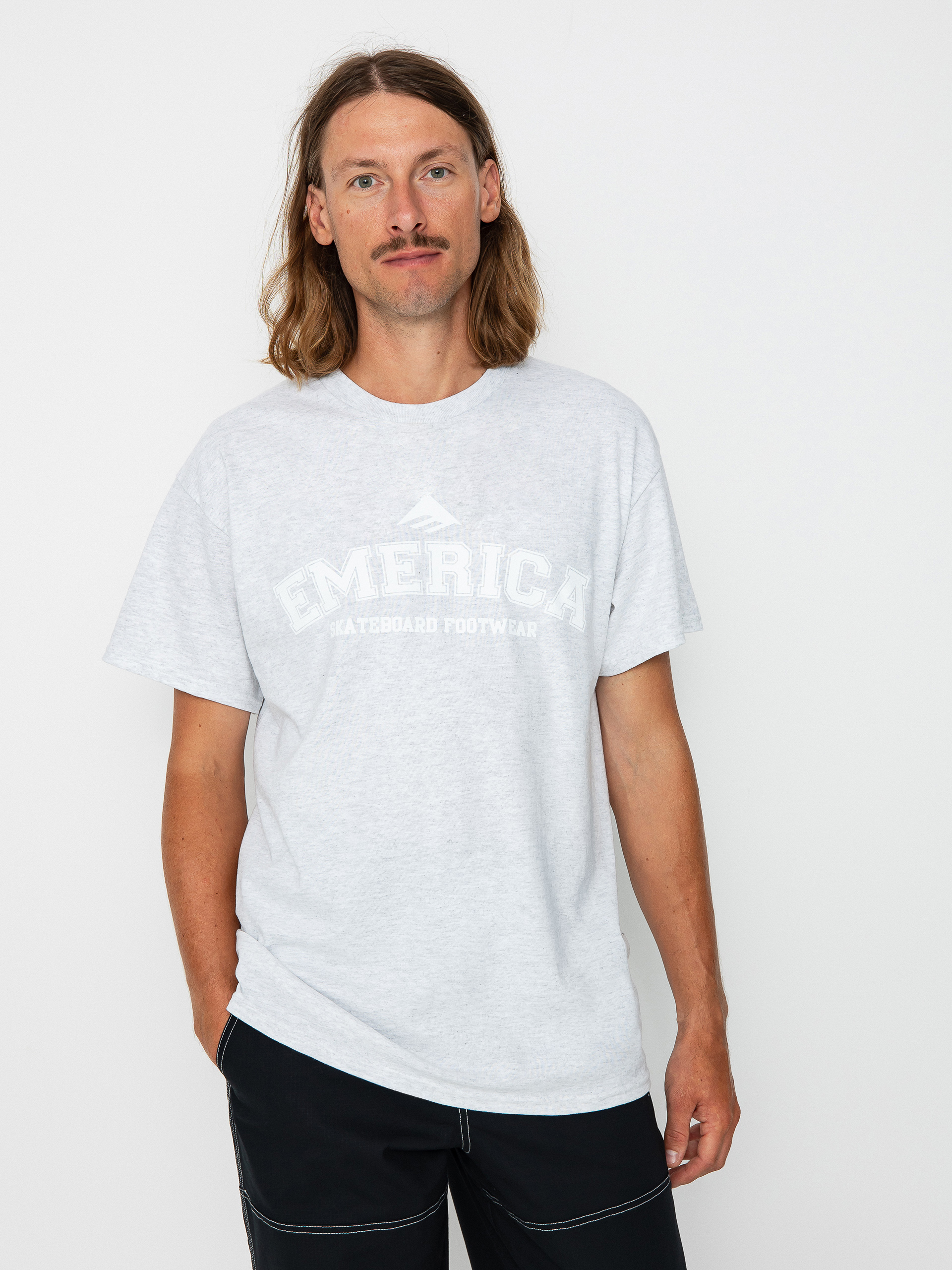 T-shirt Emerica Collegiate (grey/heather)