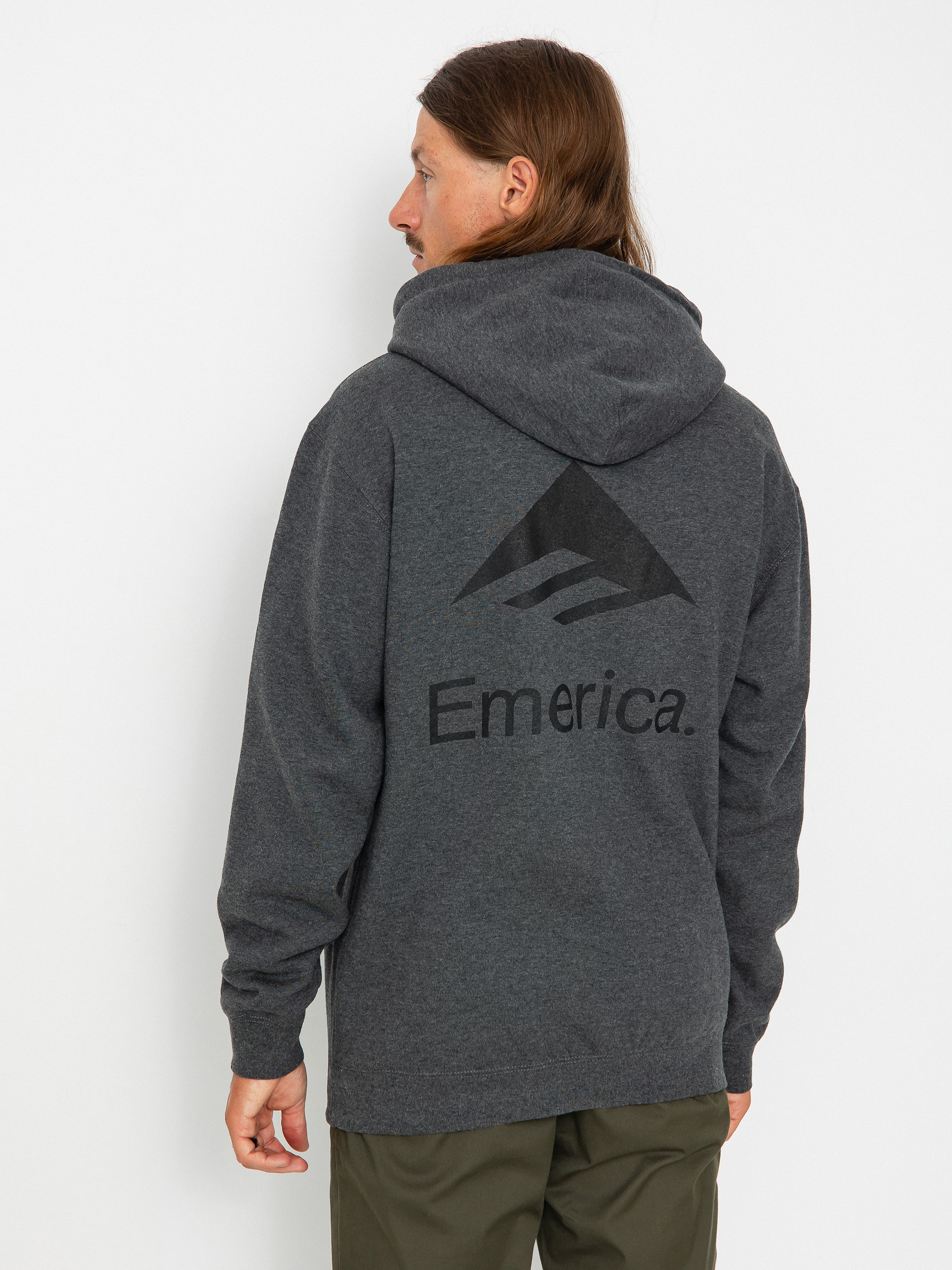 Bluza z kapturem Emerica Lockup HD (charcoal)