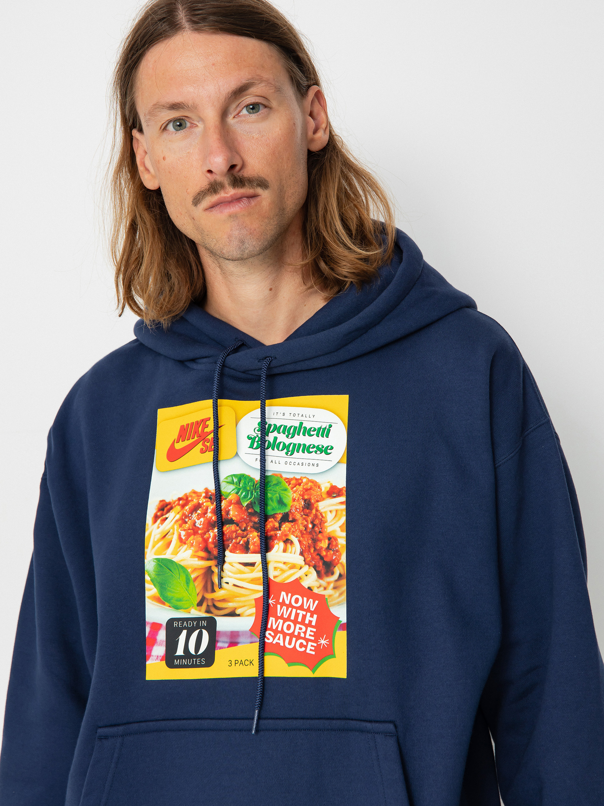 Bluza z kapturem Nike SB Slowburn GFX HD (midnight navy)