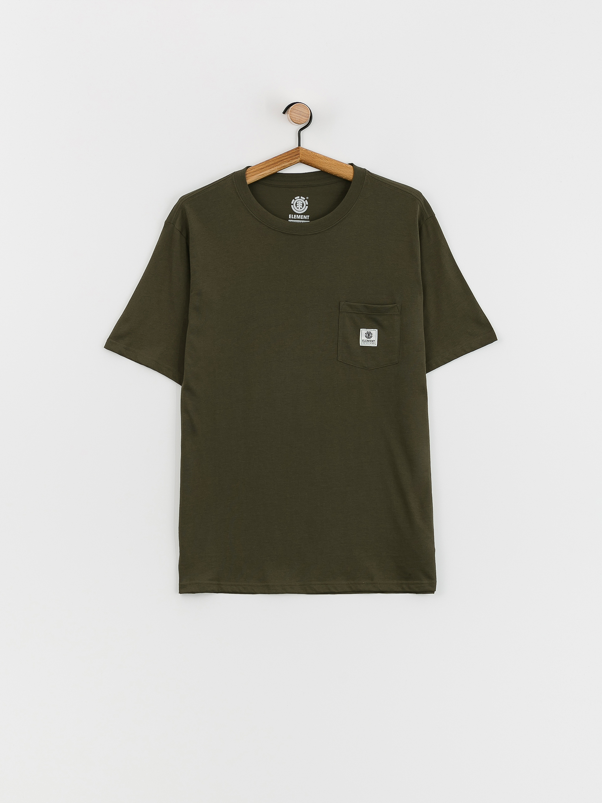 T-shirt Element Basic Pocket Label (forest night)