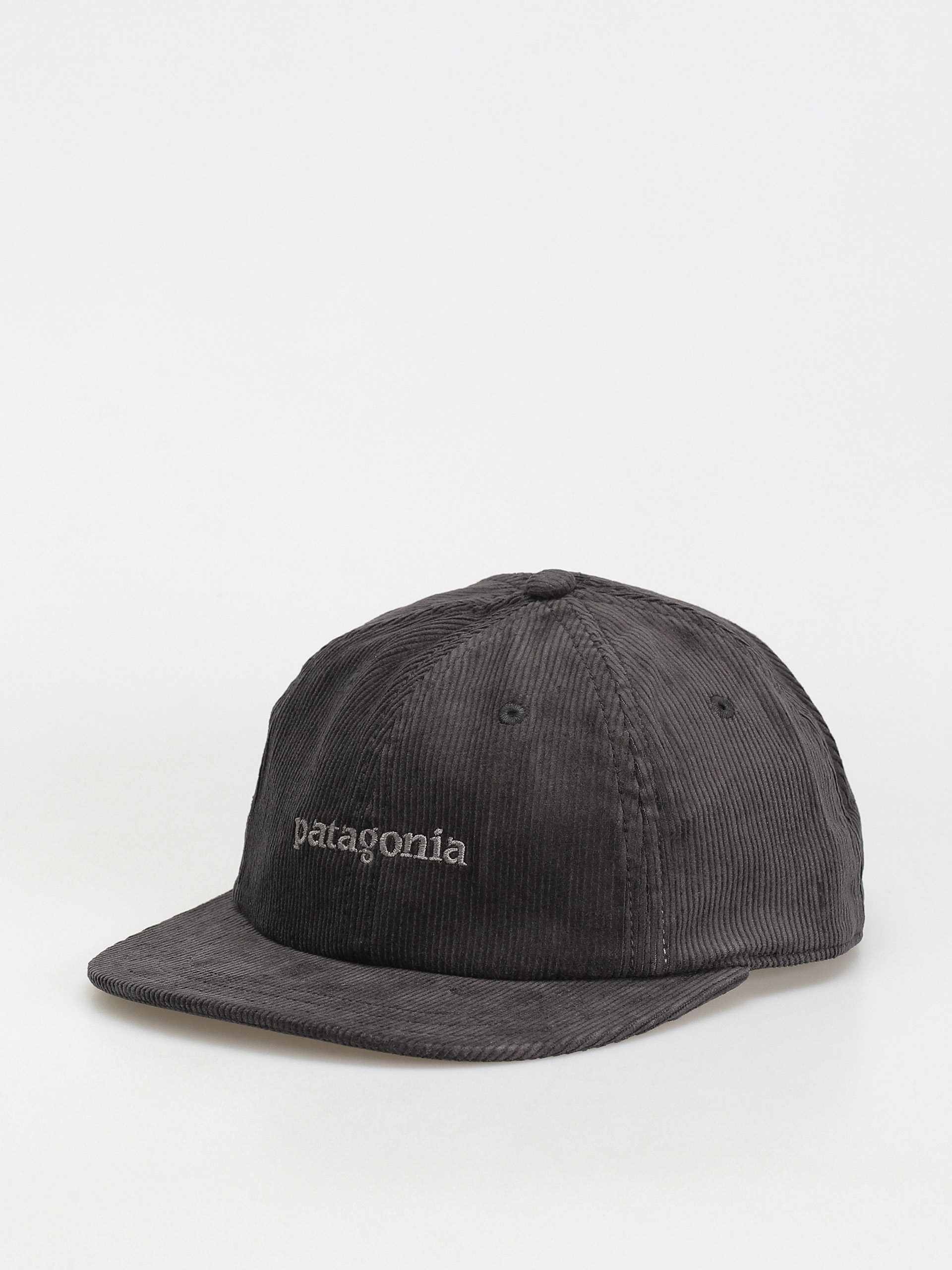 Czapka z daszkiem Patagonia Corduroy (text logo/ink black)