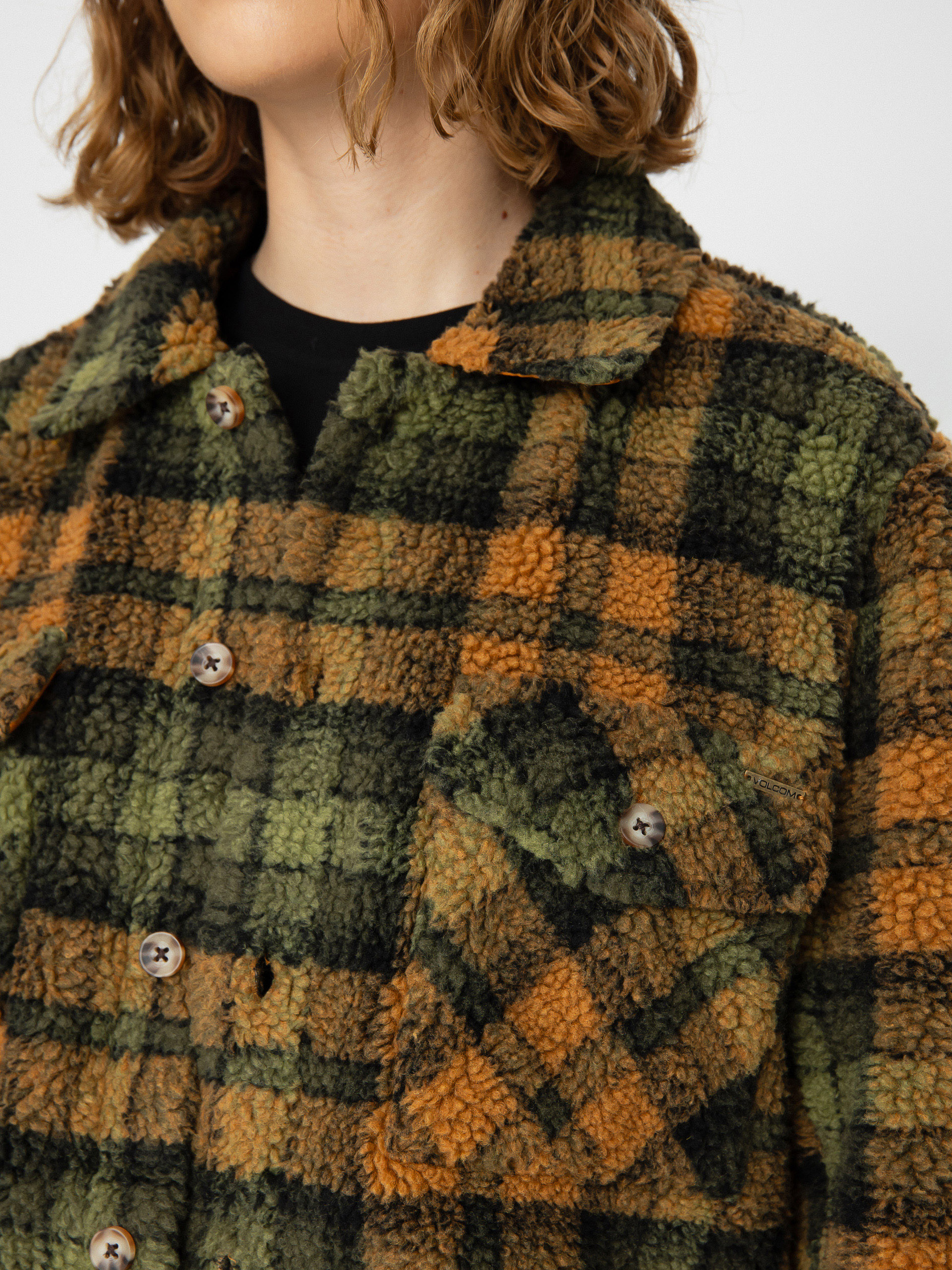 Kurtka Volcom Silent Sherpa Wmn (bronze)