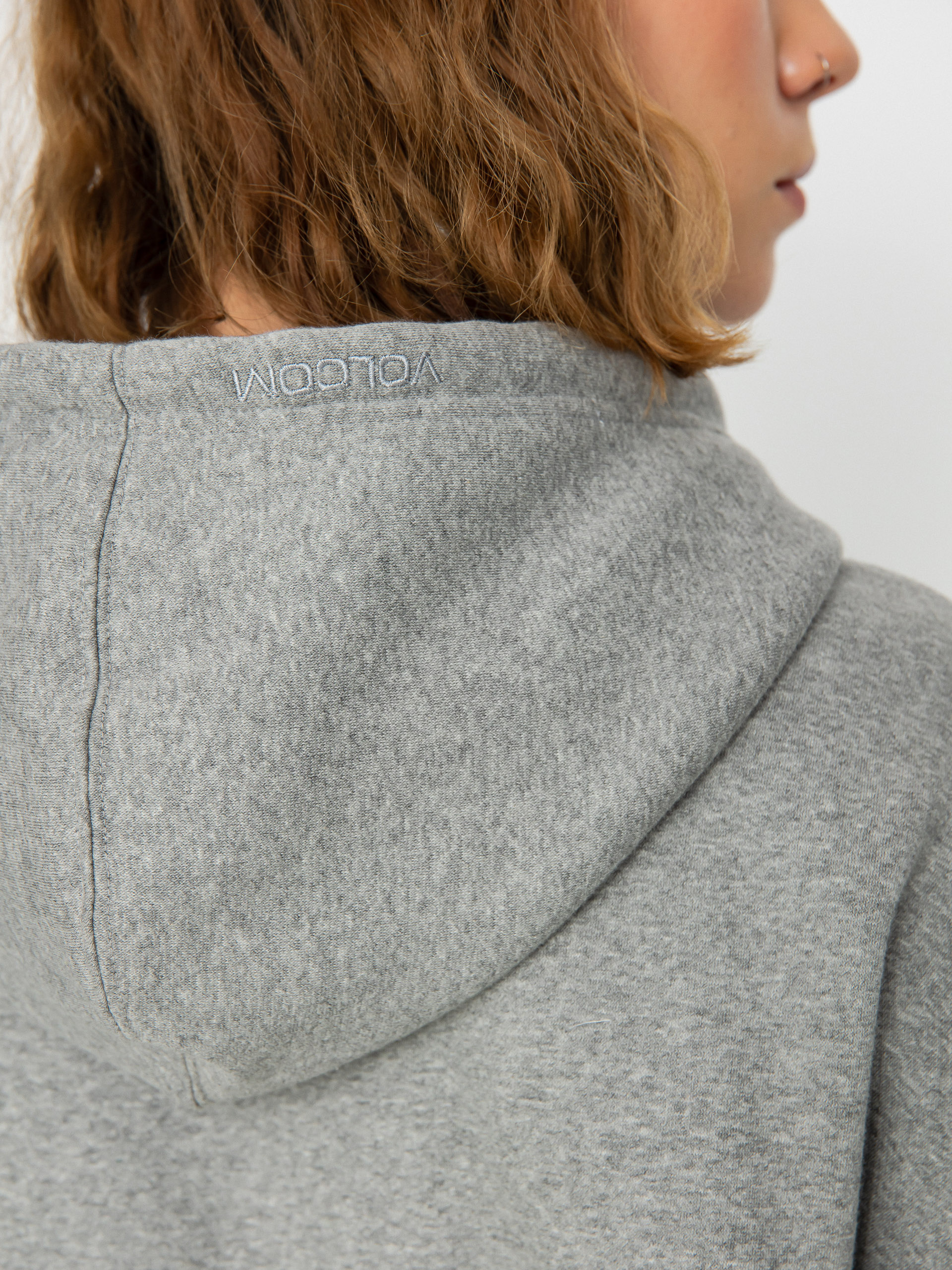 Bluza z kapturem Volcom Stone Heart II HD Wmn (heather grey)