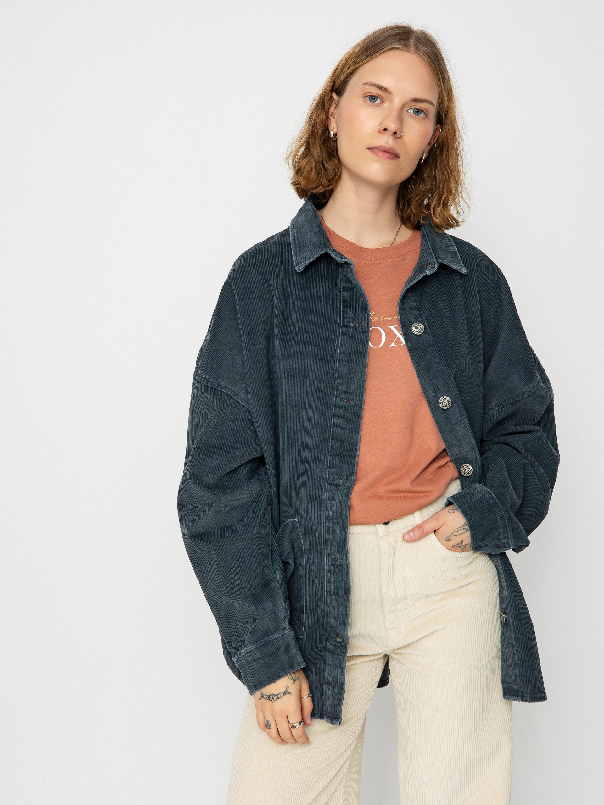 Koszula Roxy Kick Back Washed Wmn (anthracite)