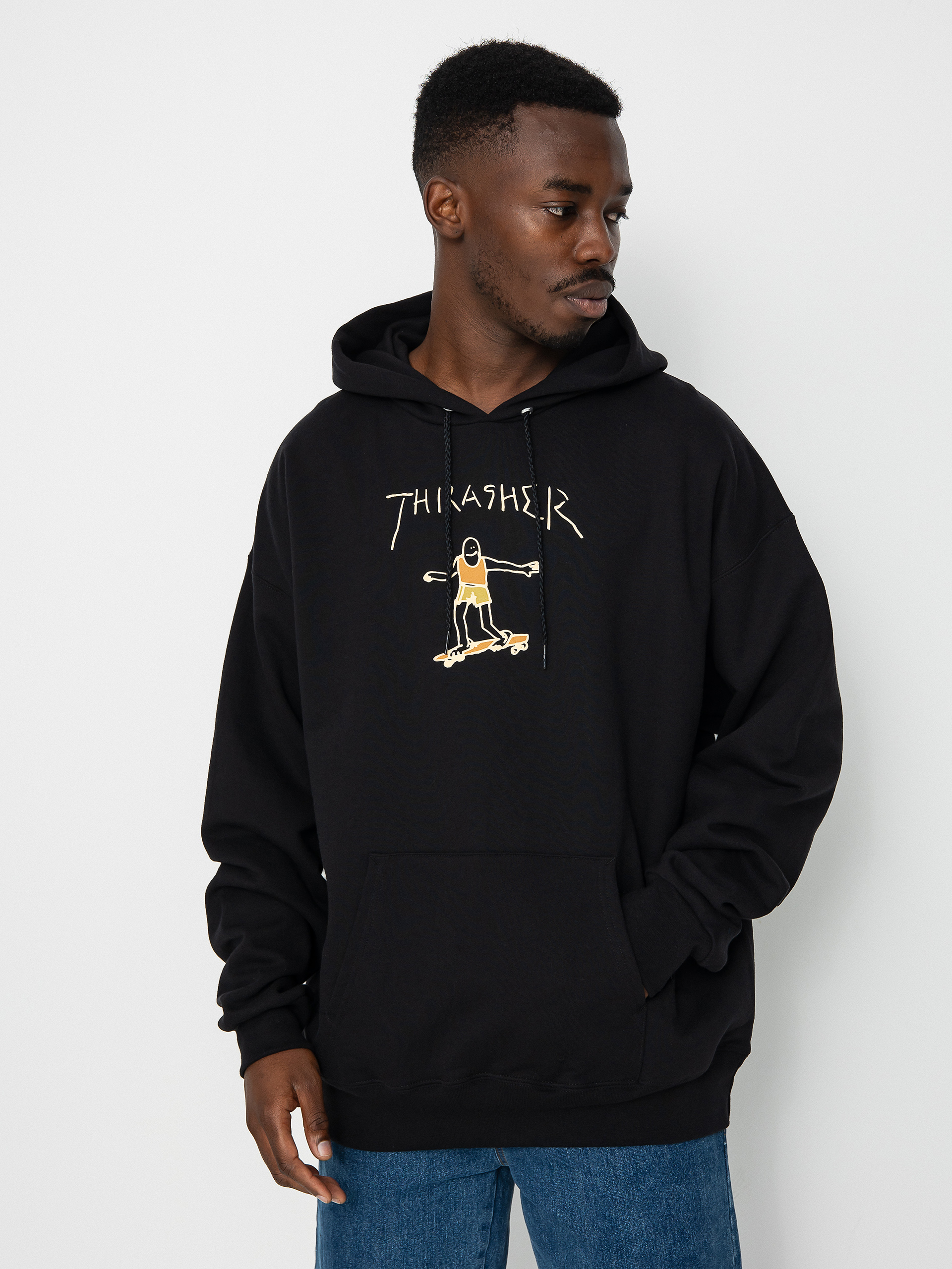 Bluza z kapturem Thrasher Gonz HD (black/brown)