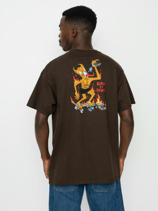 T-shirt Thrasher Burn It Down (dark chocolate)