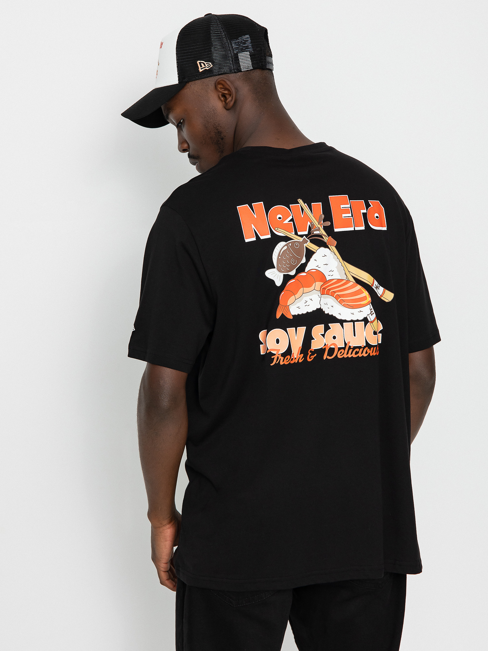 T-shirt New Era Food Graphic (black)
