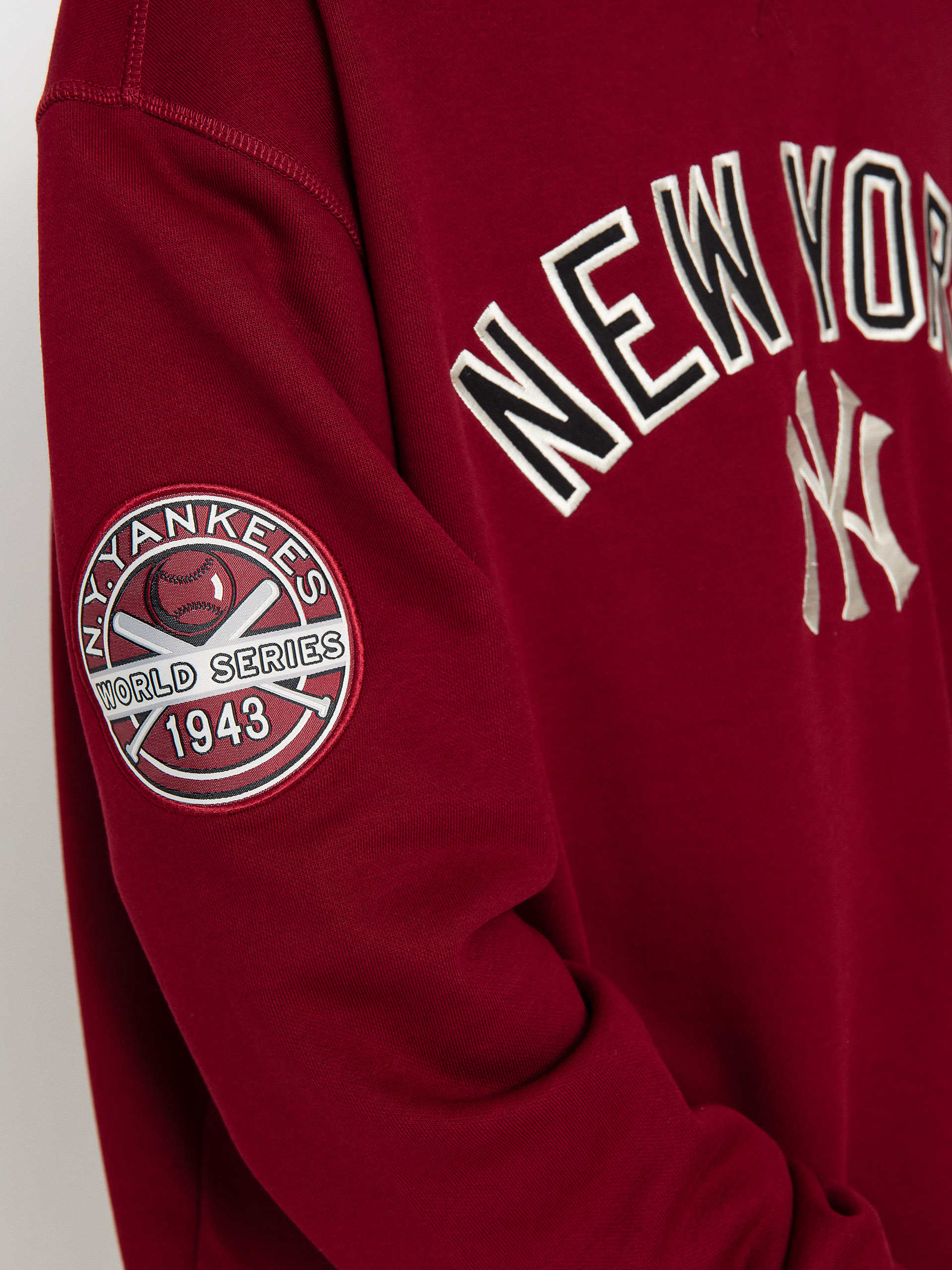 Bluza New Era MLB New York Yankees (cranberry)