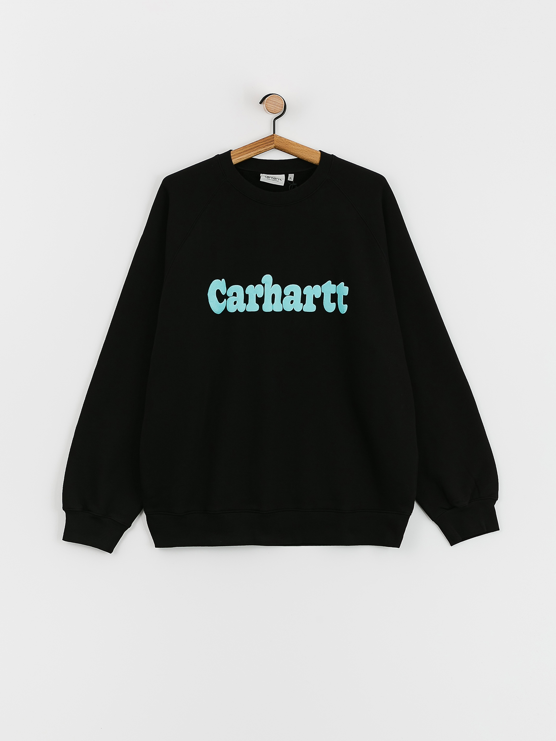 Bluza Carhartt WIP Bubbles (black/turquoise)