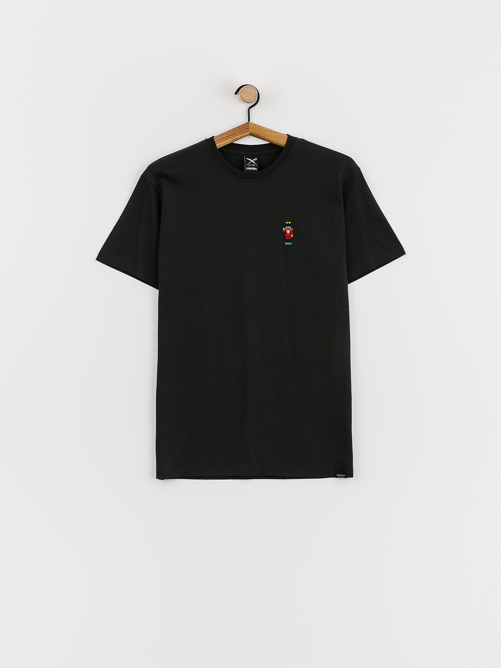 T-shirt Iriedaily Nutcrax Emb (coal)