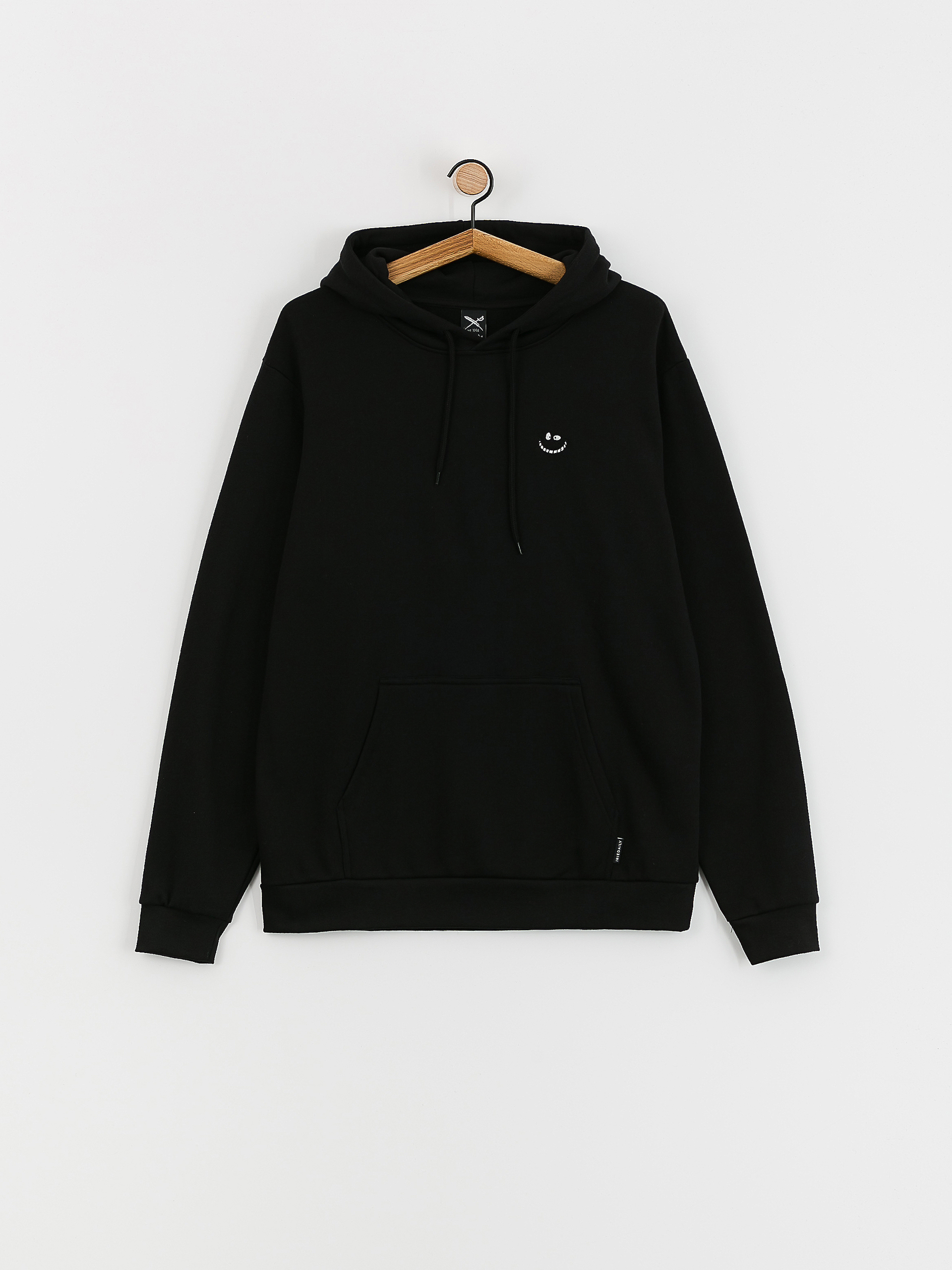 Bluza z kapturem Iriedaily Grin Cat HD (black)