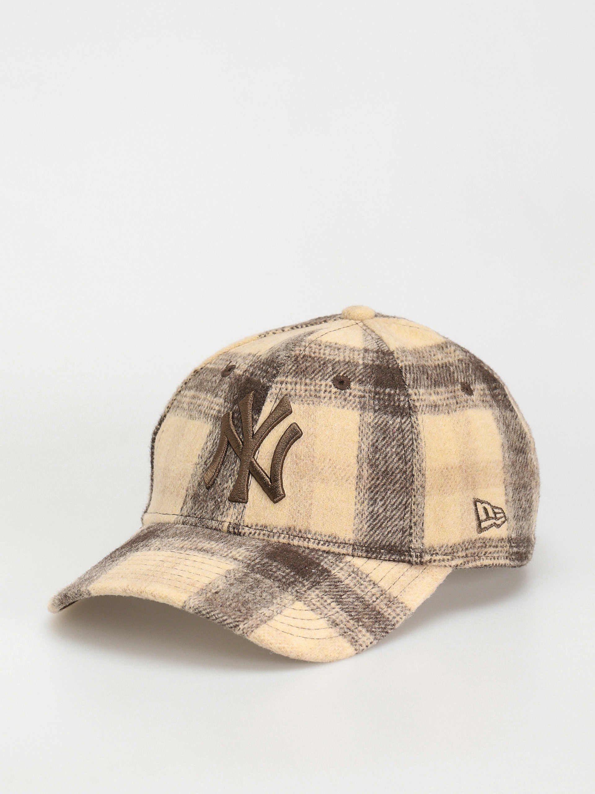 Czapka z daszkiem New Era Plaid 9Forty New York Yankees Wmn (wall/stone)