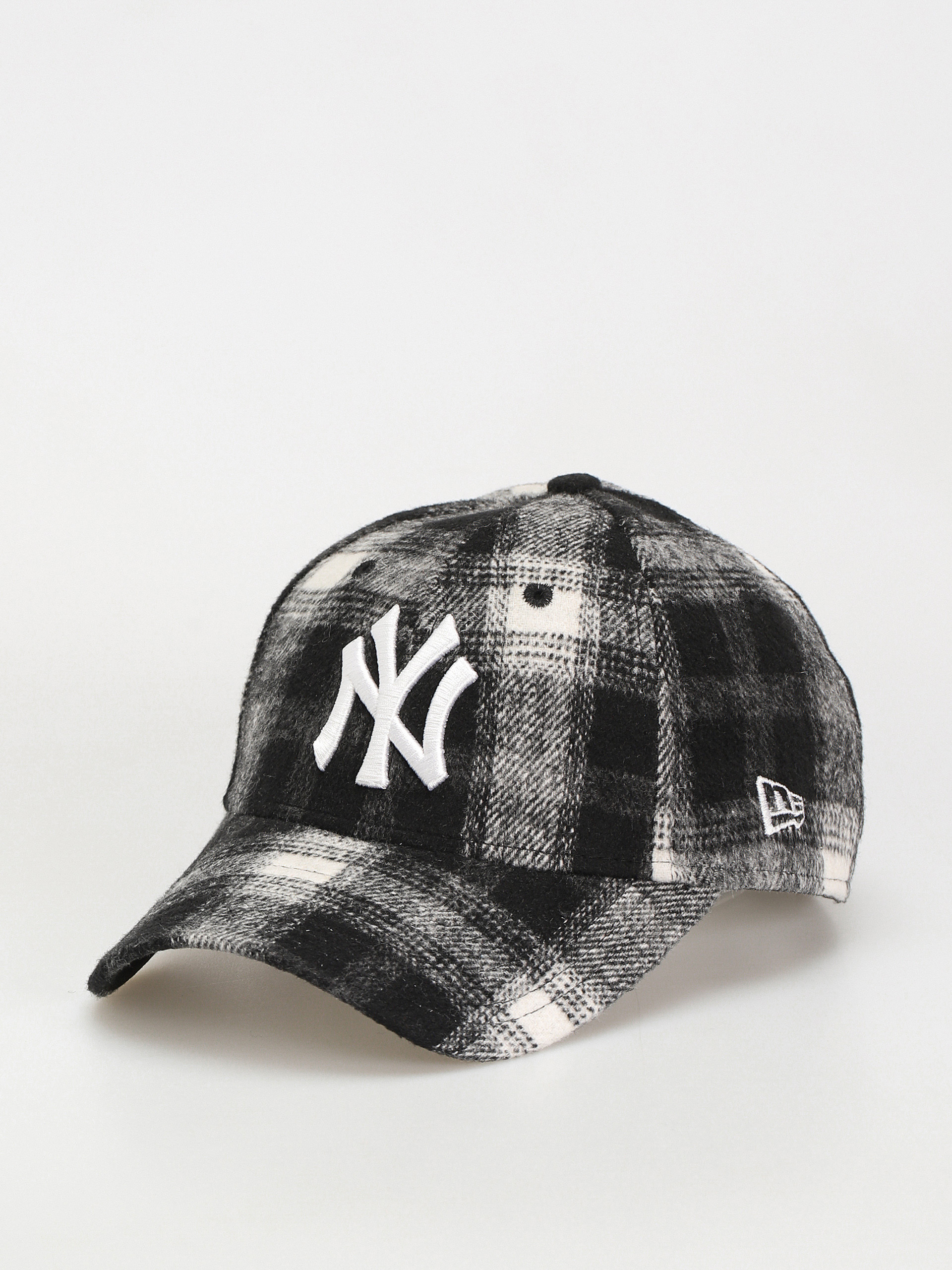 Czapka z daszkiem New Era Plaid 9Forty New York Yankees Wmn (black/white)
