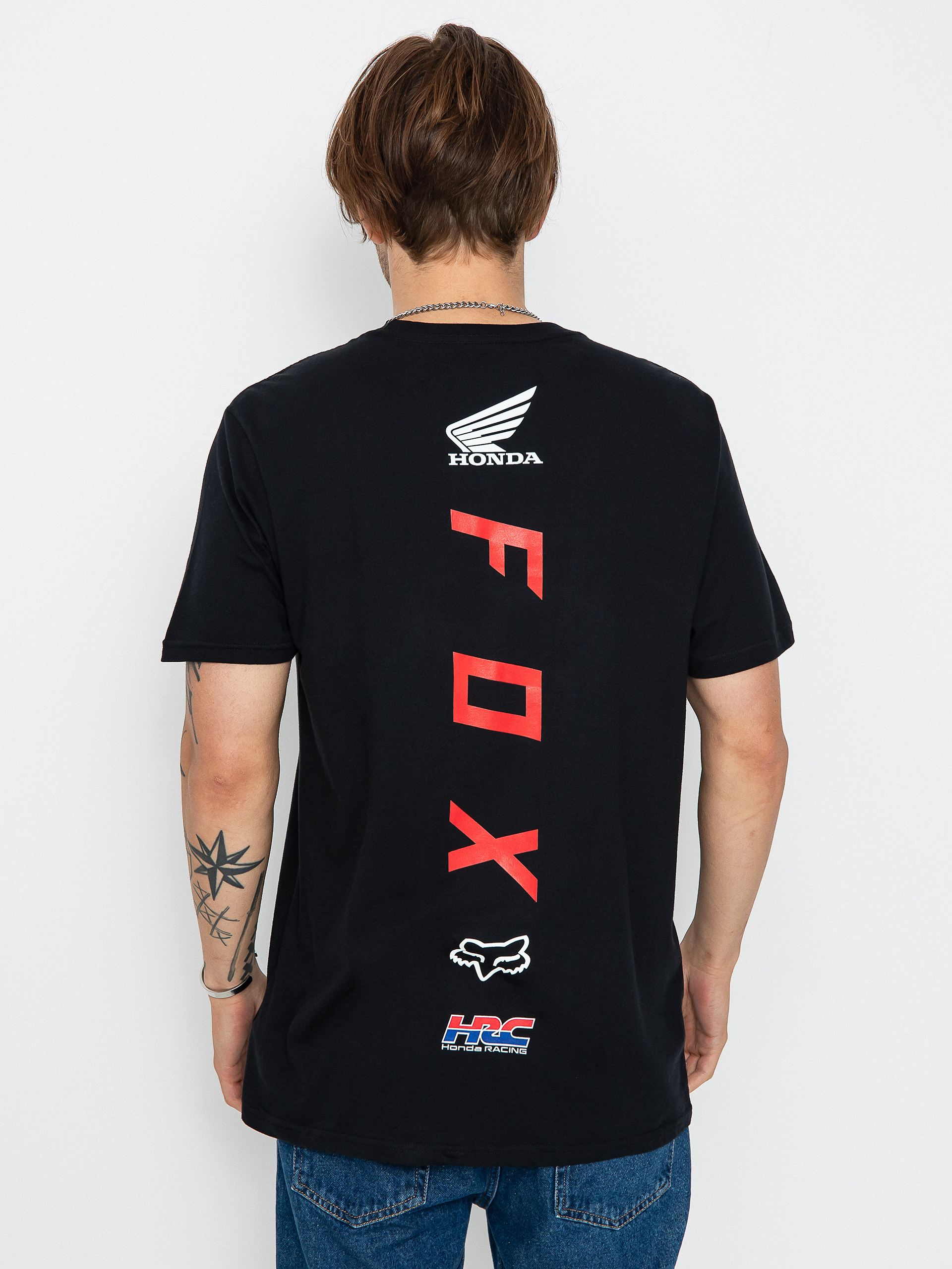 T-shirt Fox Fox X Honda (black)