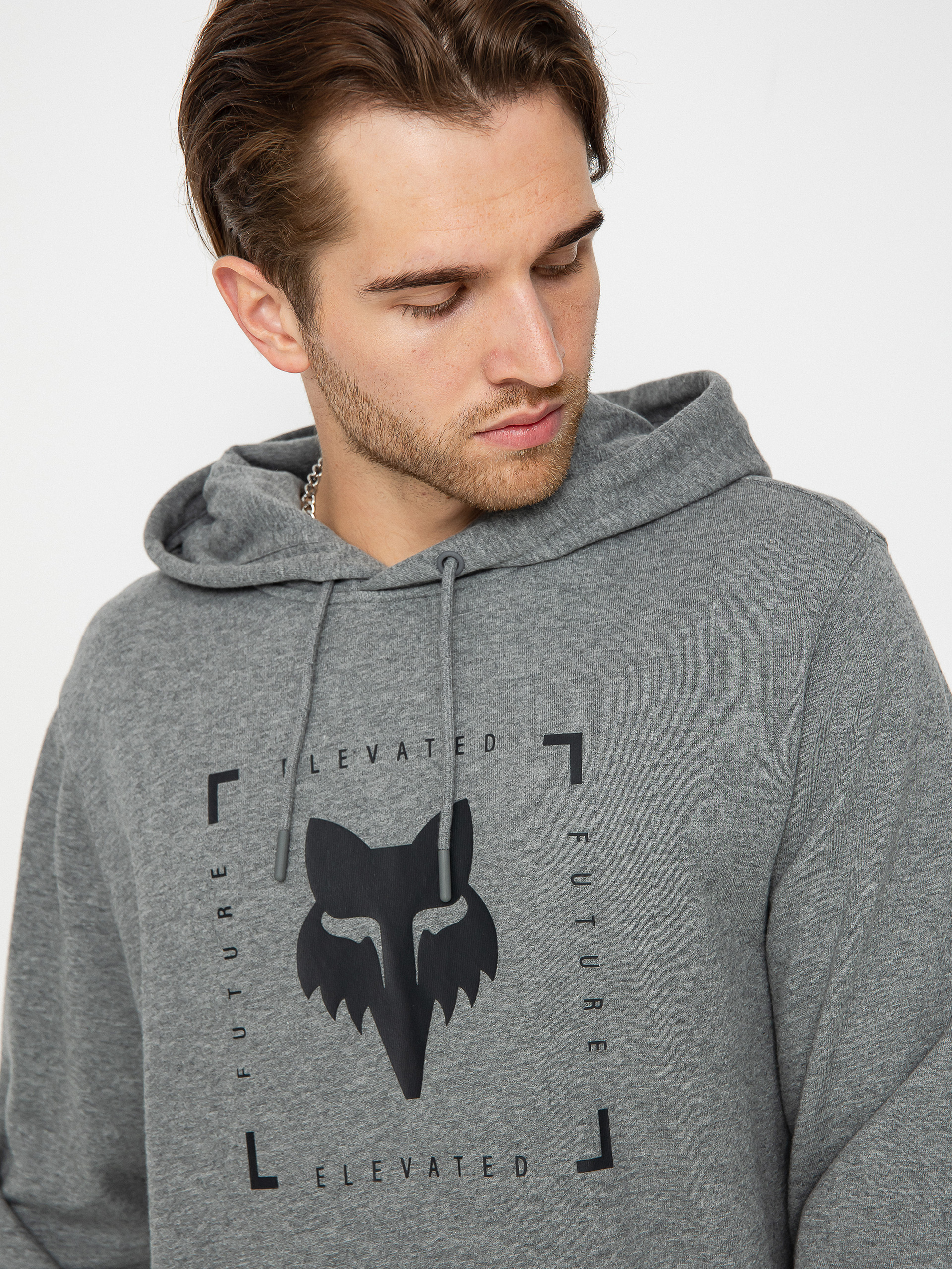 Bluza z kapturem Fox Boxed Futore HD (heather/graphite)