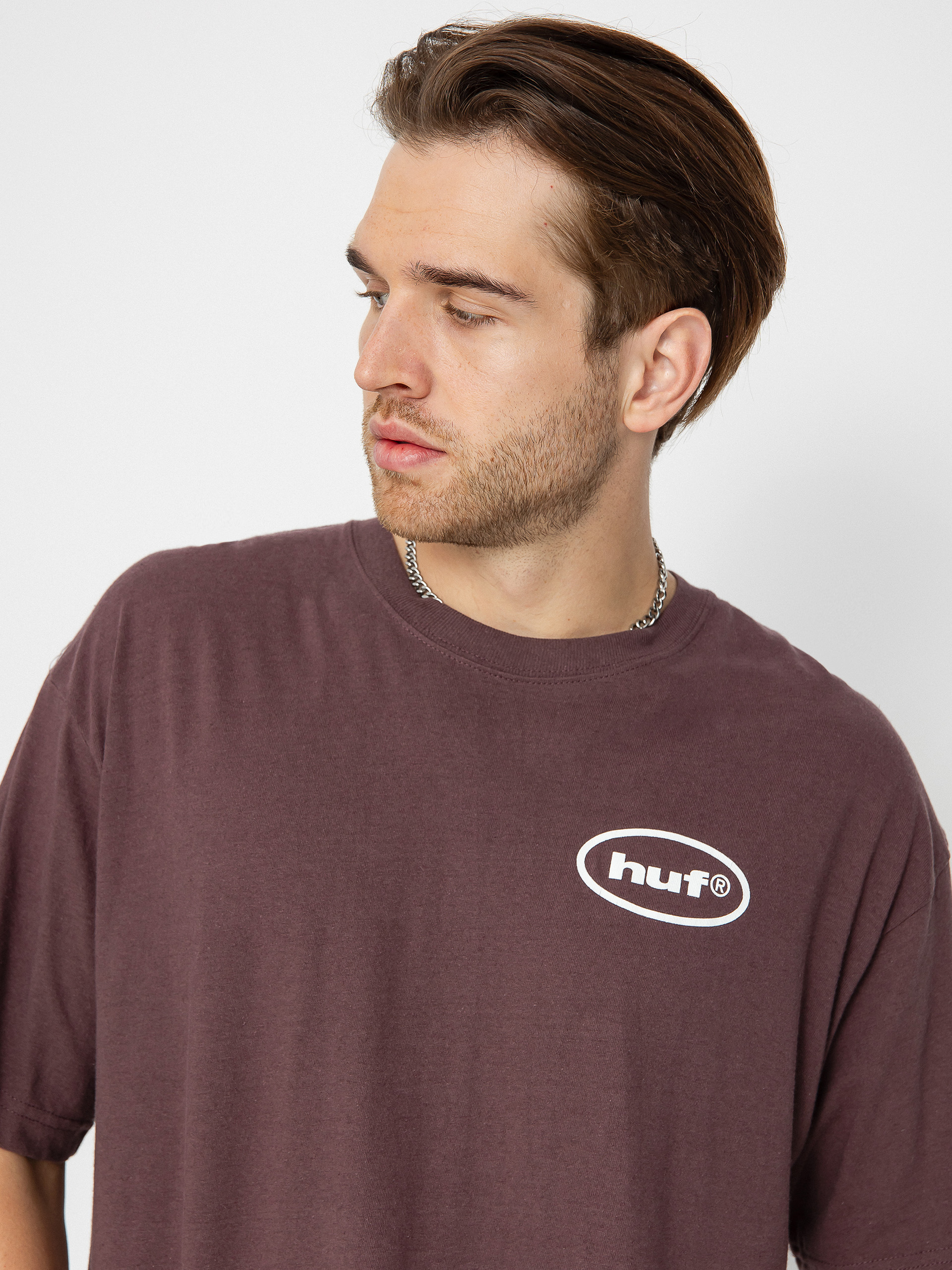 T-shirt HUF Cousin Of Death (eggplant)