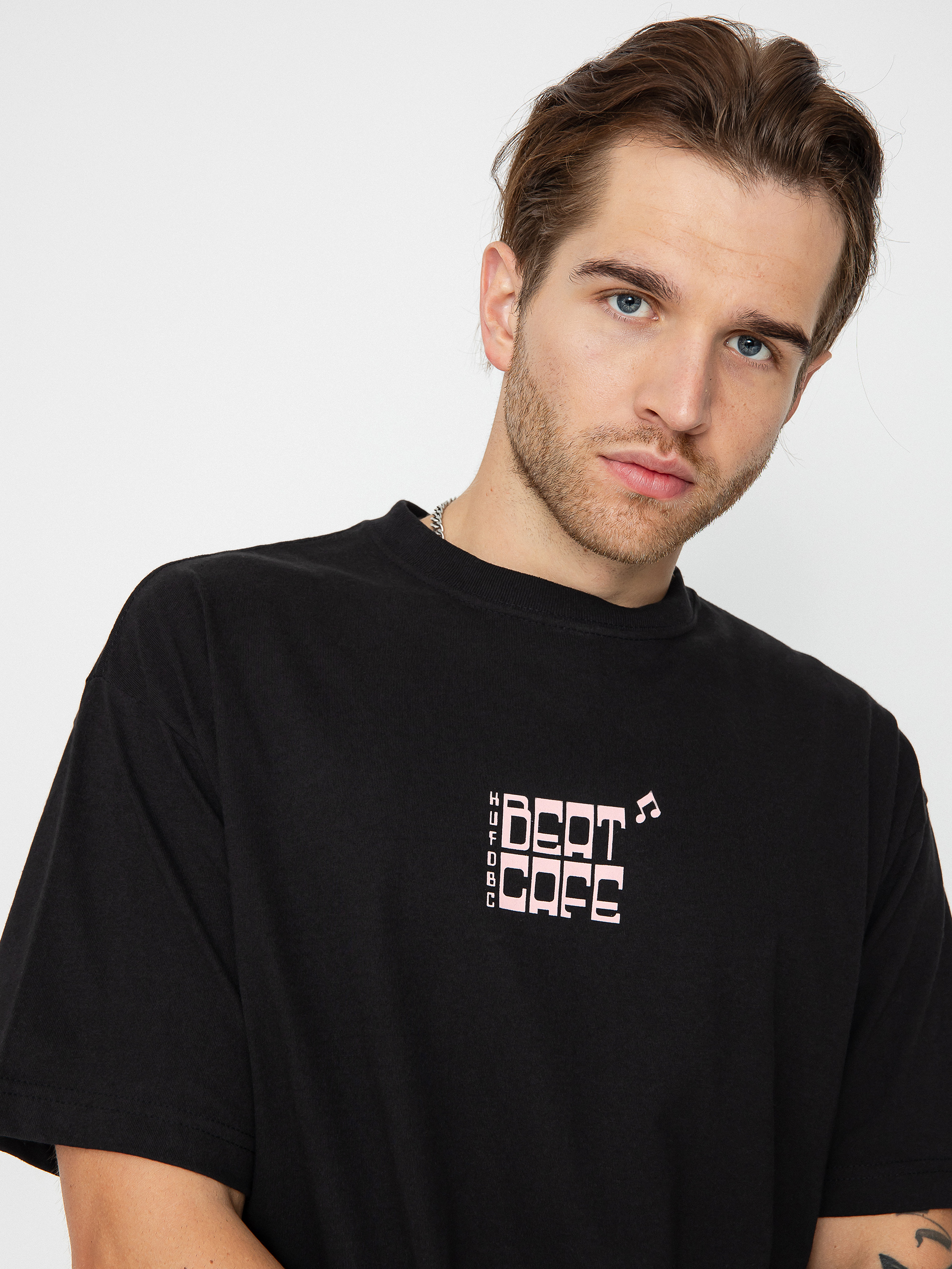 T-shirt HUF Beat Cafe (black)