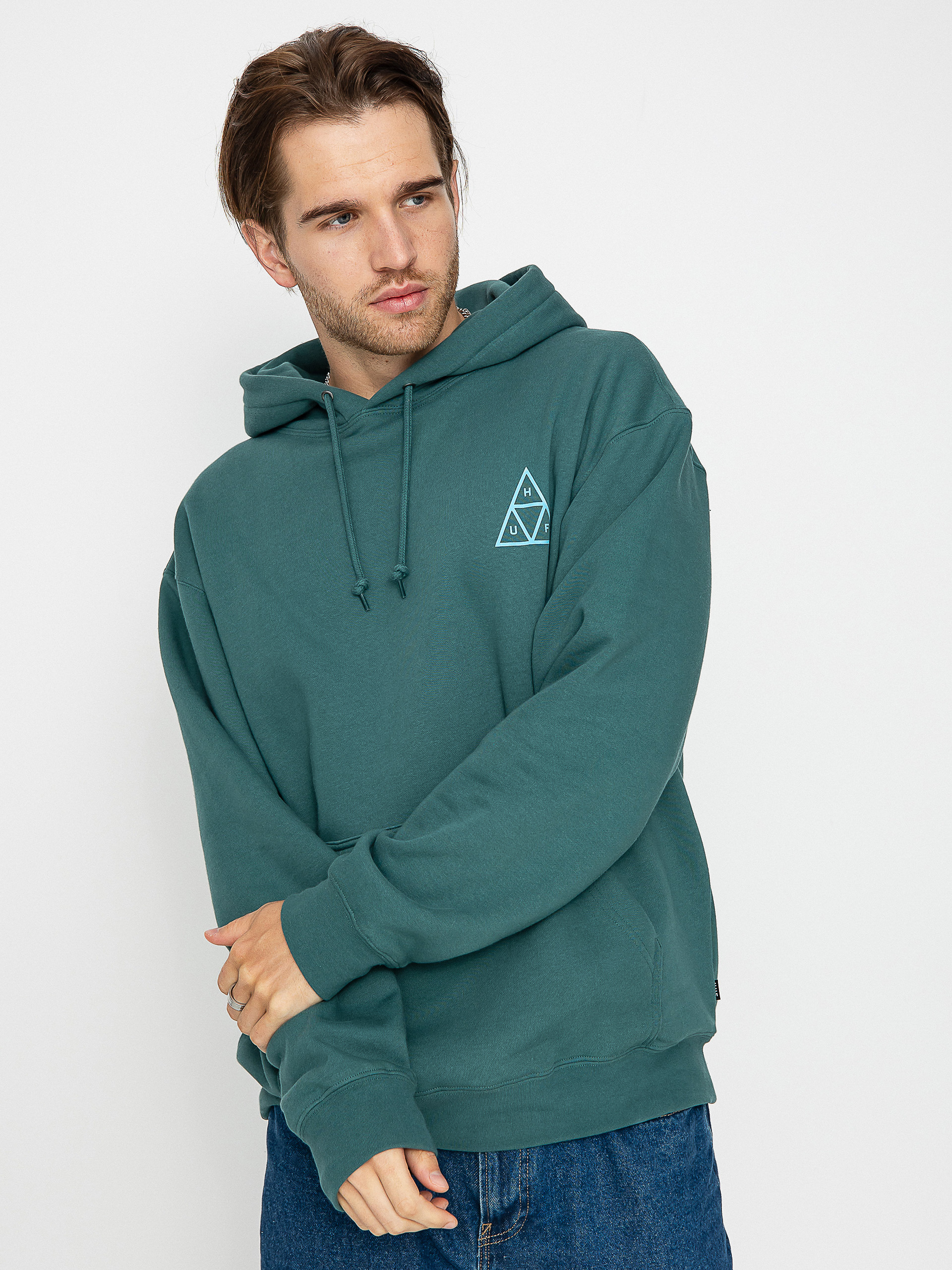 Bluza z kapturem HUF Triple Triangle HD (pine)