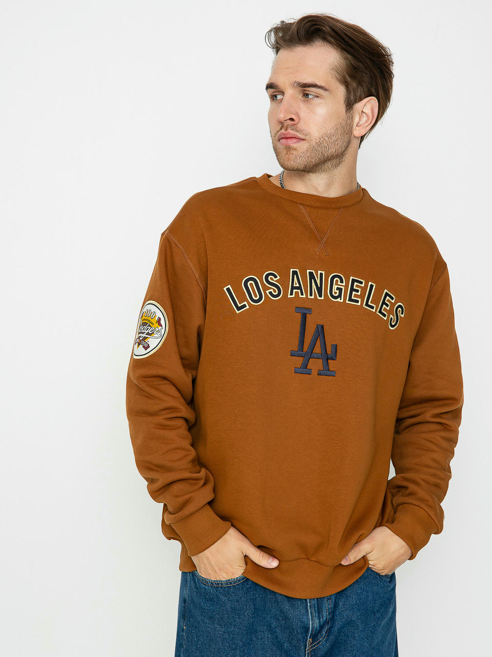 Bluza New Era MLB Los Angeles Dodgers (brown)