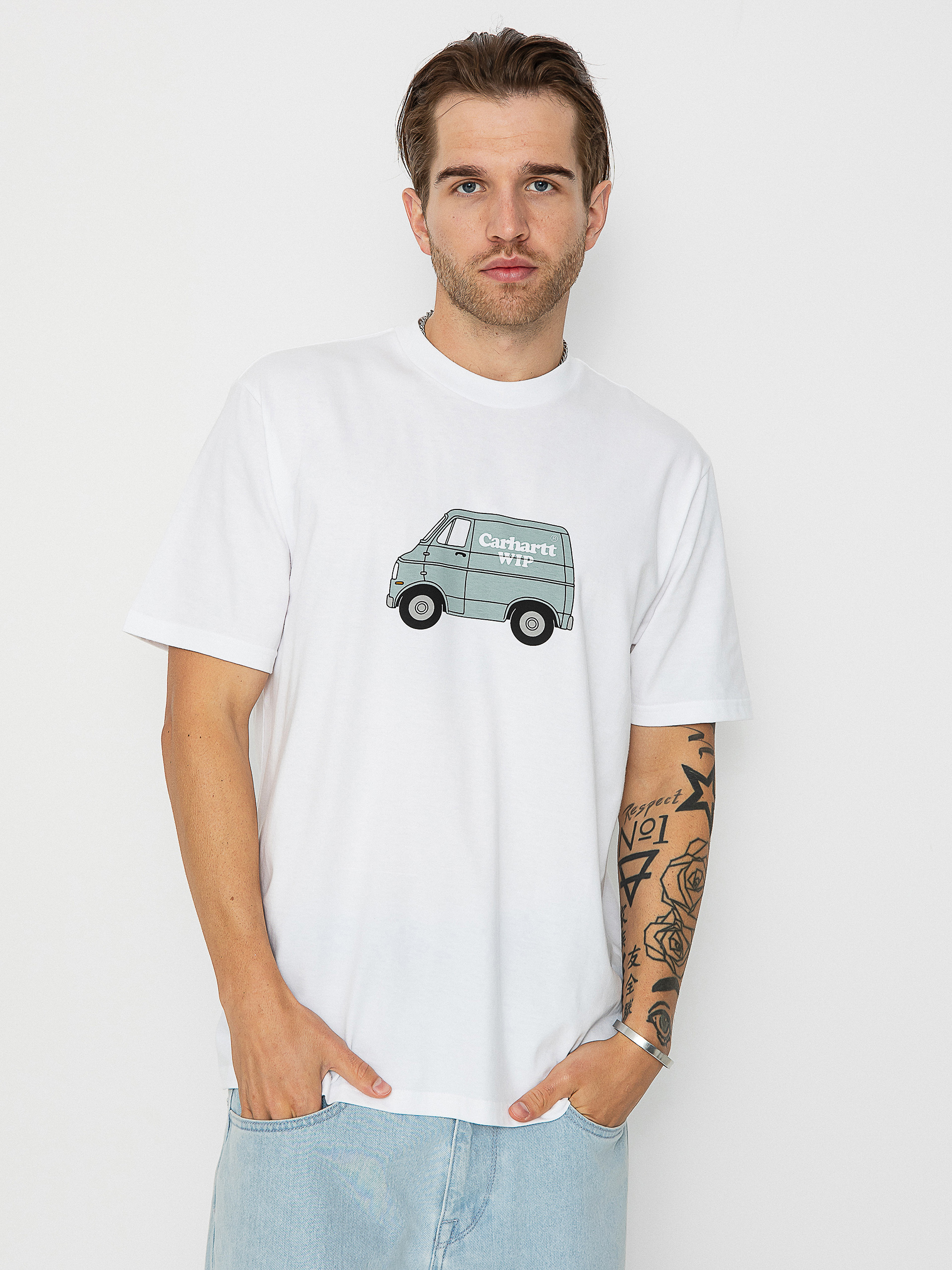 T-shirt Carhartt WIP Mystery Machine (white)