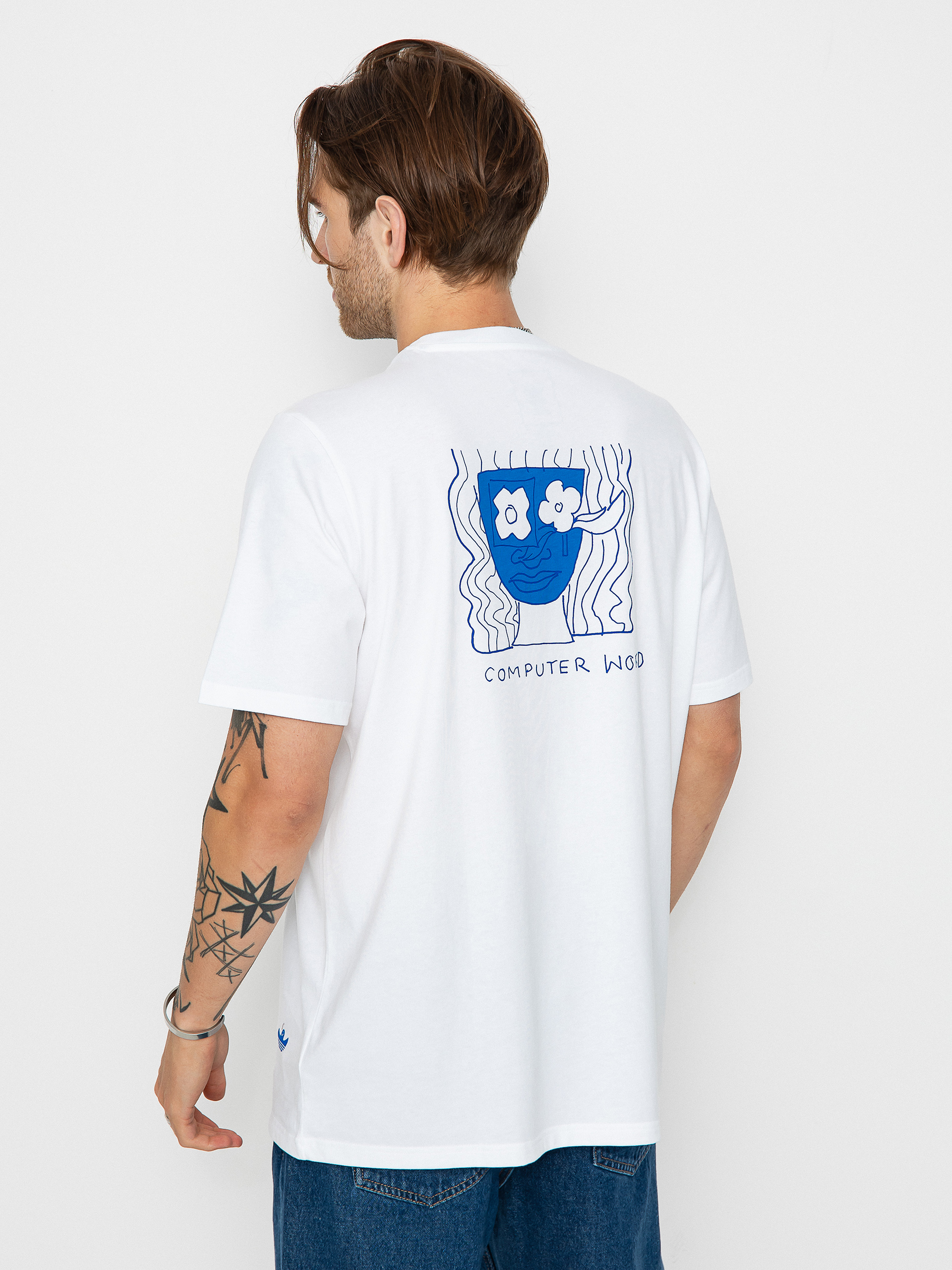 T-shirt adidas Shmoo Art (white/blubir/royblu)