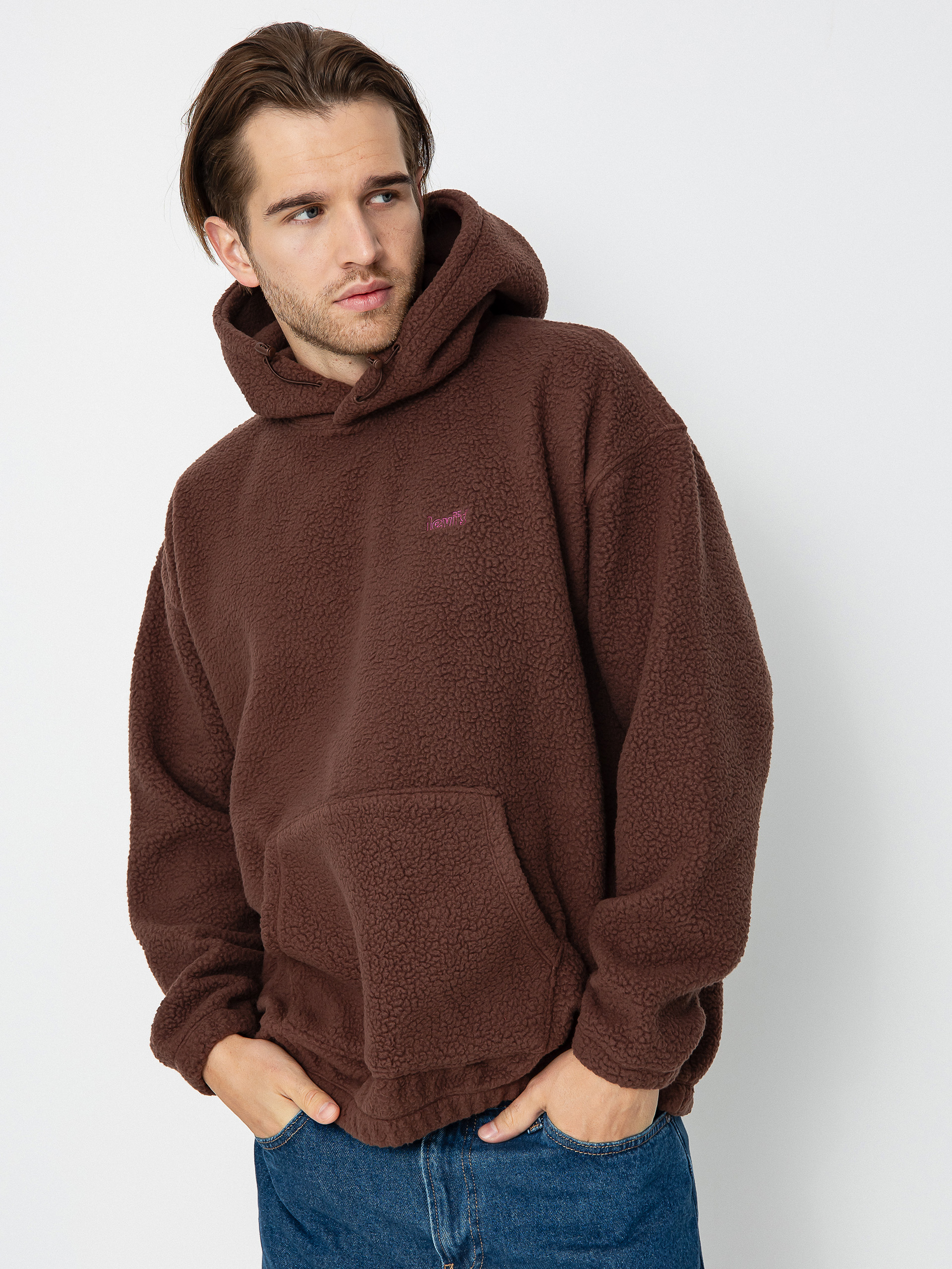 Bluza z kapturem Levi's® Cozy Up HD (coffee)