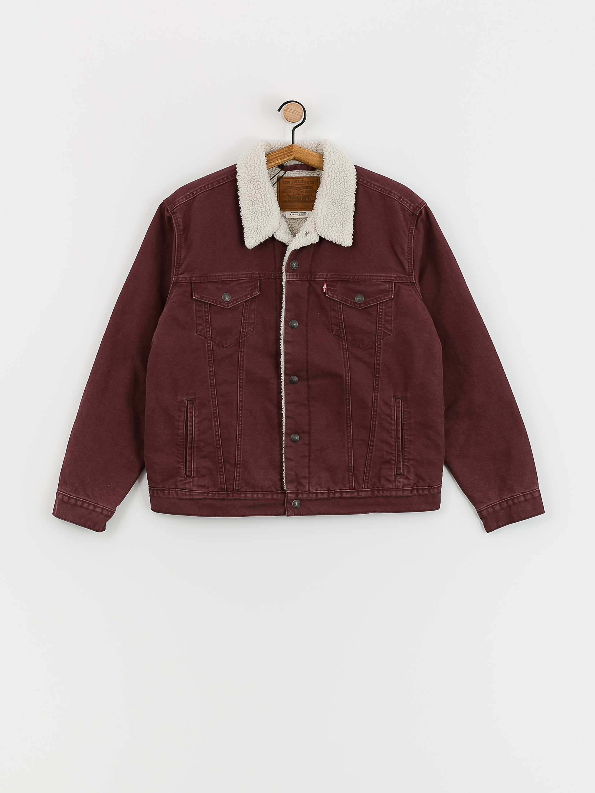 Kurtka Levi's® Type 3 Sherpa Trucker (decadent chocolate)