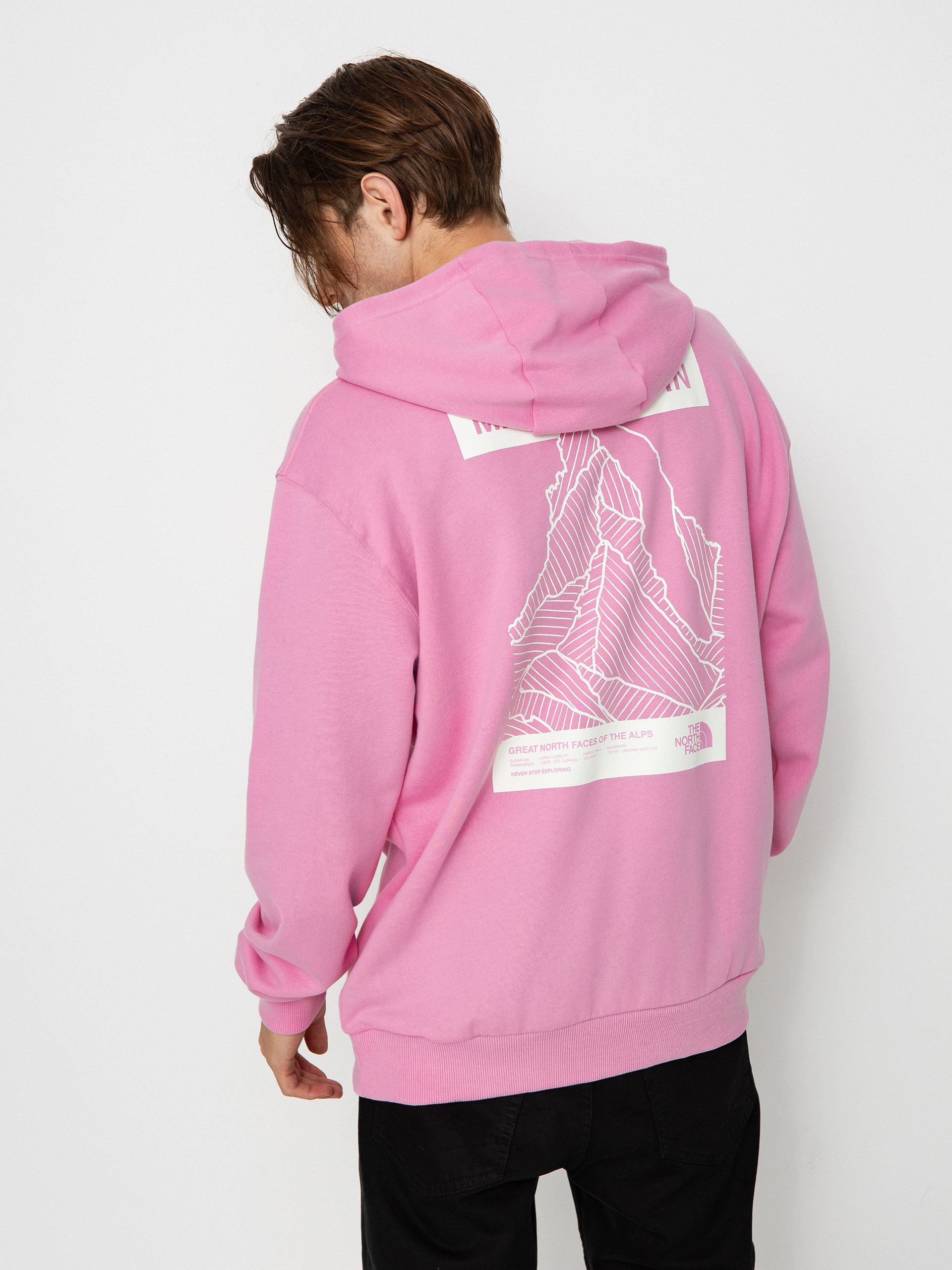 Bluza z kapturem The North Face Matterhorn HD (orchid pink)