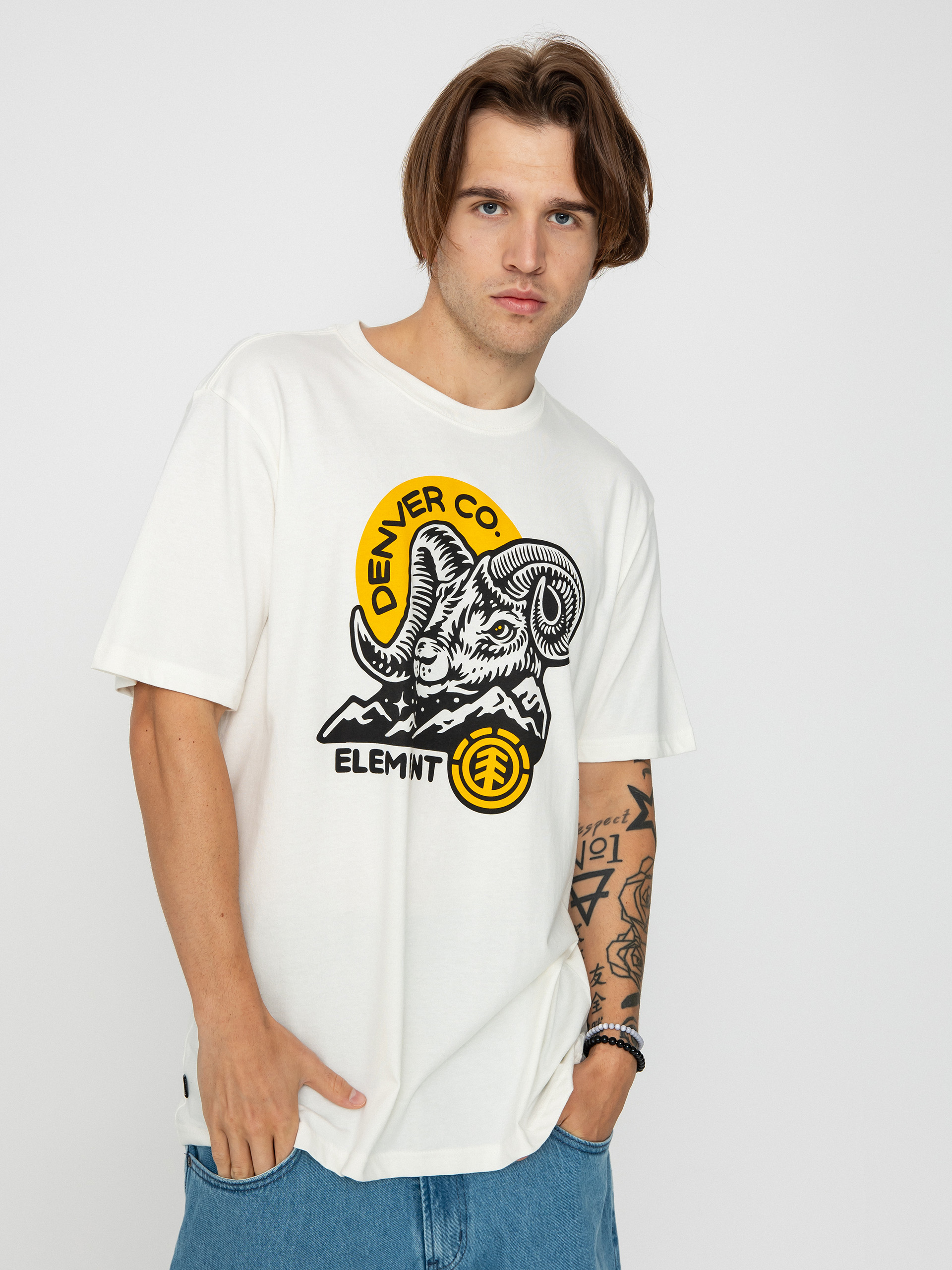 T-shirt Element Ram (egret)