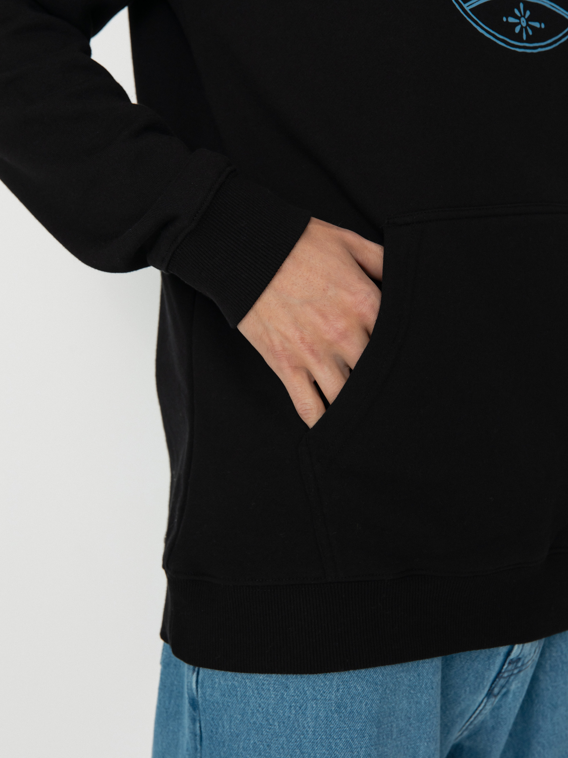 Bluza z kapturem Rip Curl Stapler HD (black)