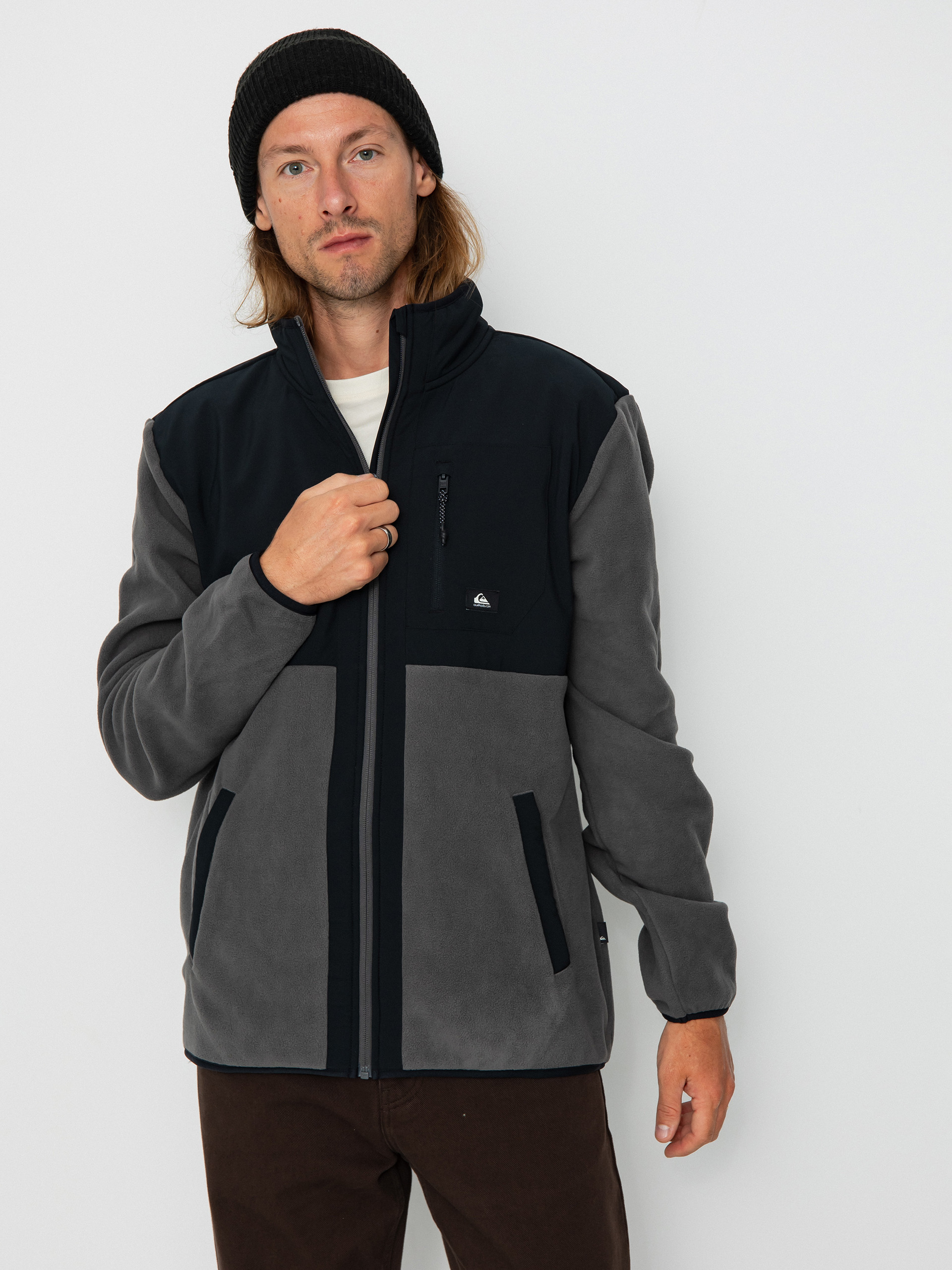 Męski Polar Quiksilver Fz Polar (iron gate)