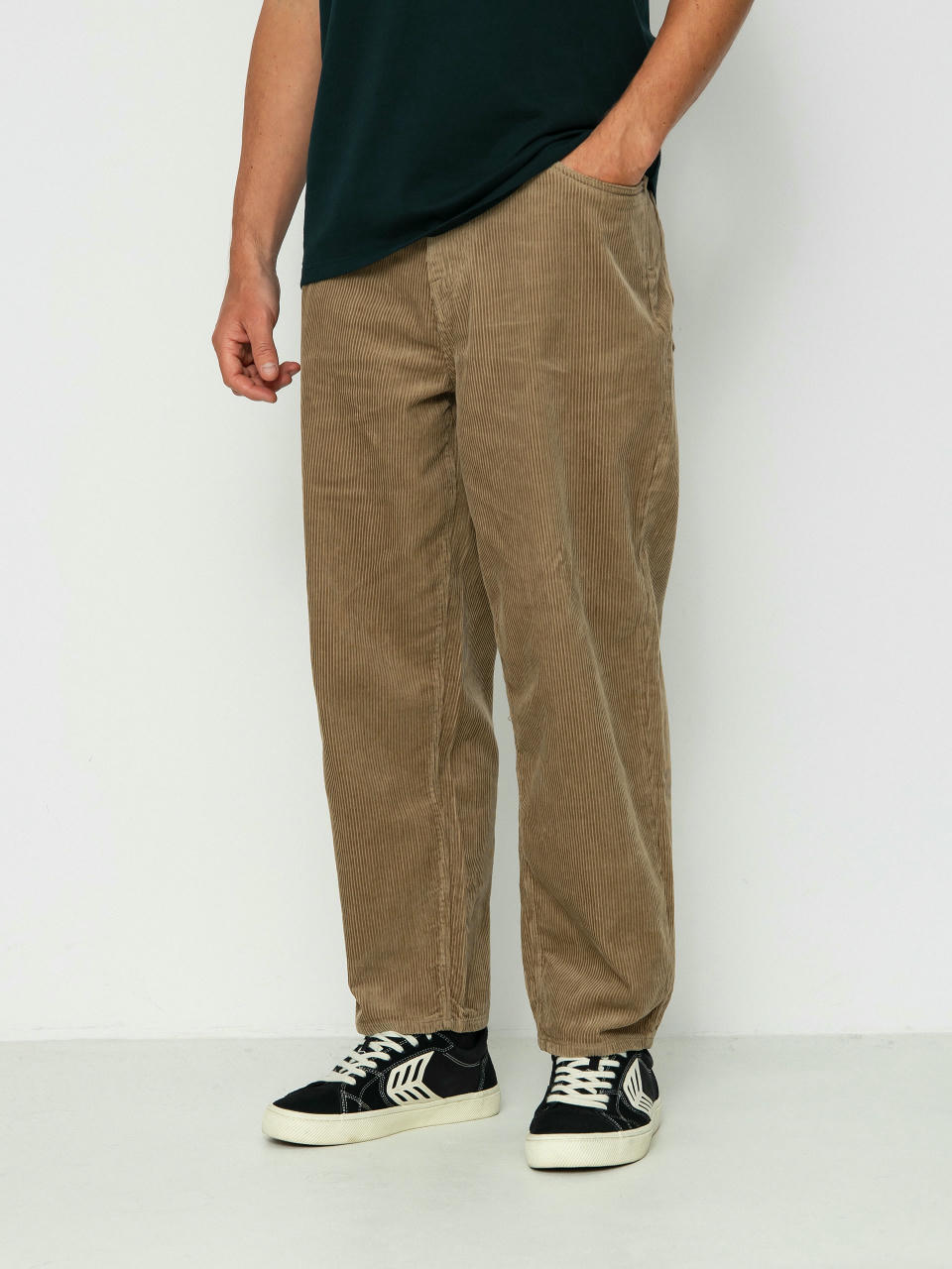 Spodnie Volcom Billow Tapered Cord (khaki)