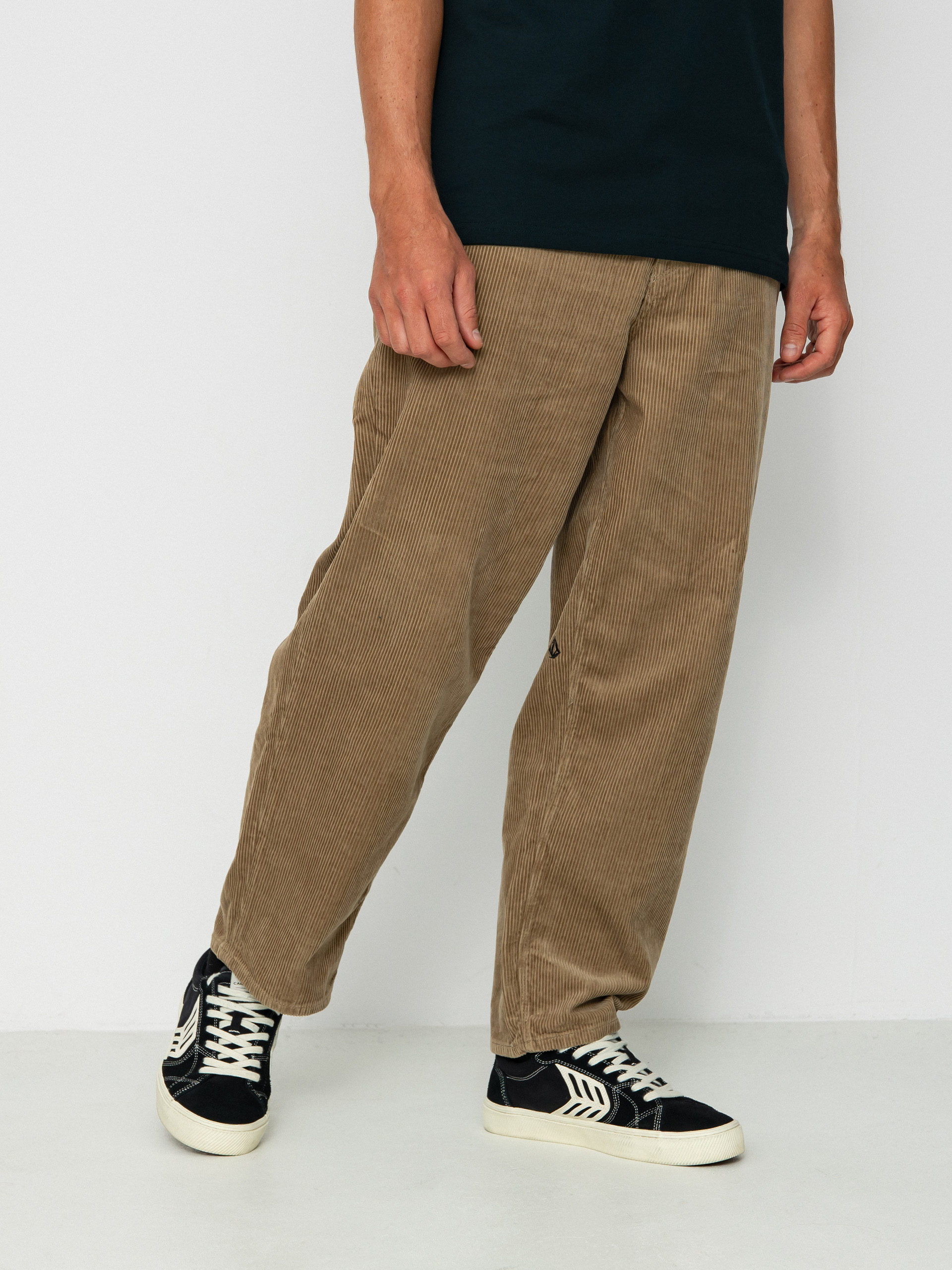 Spodnie Volcom Billow Tapered Cord (khaki)