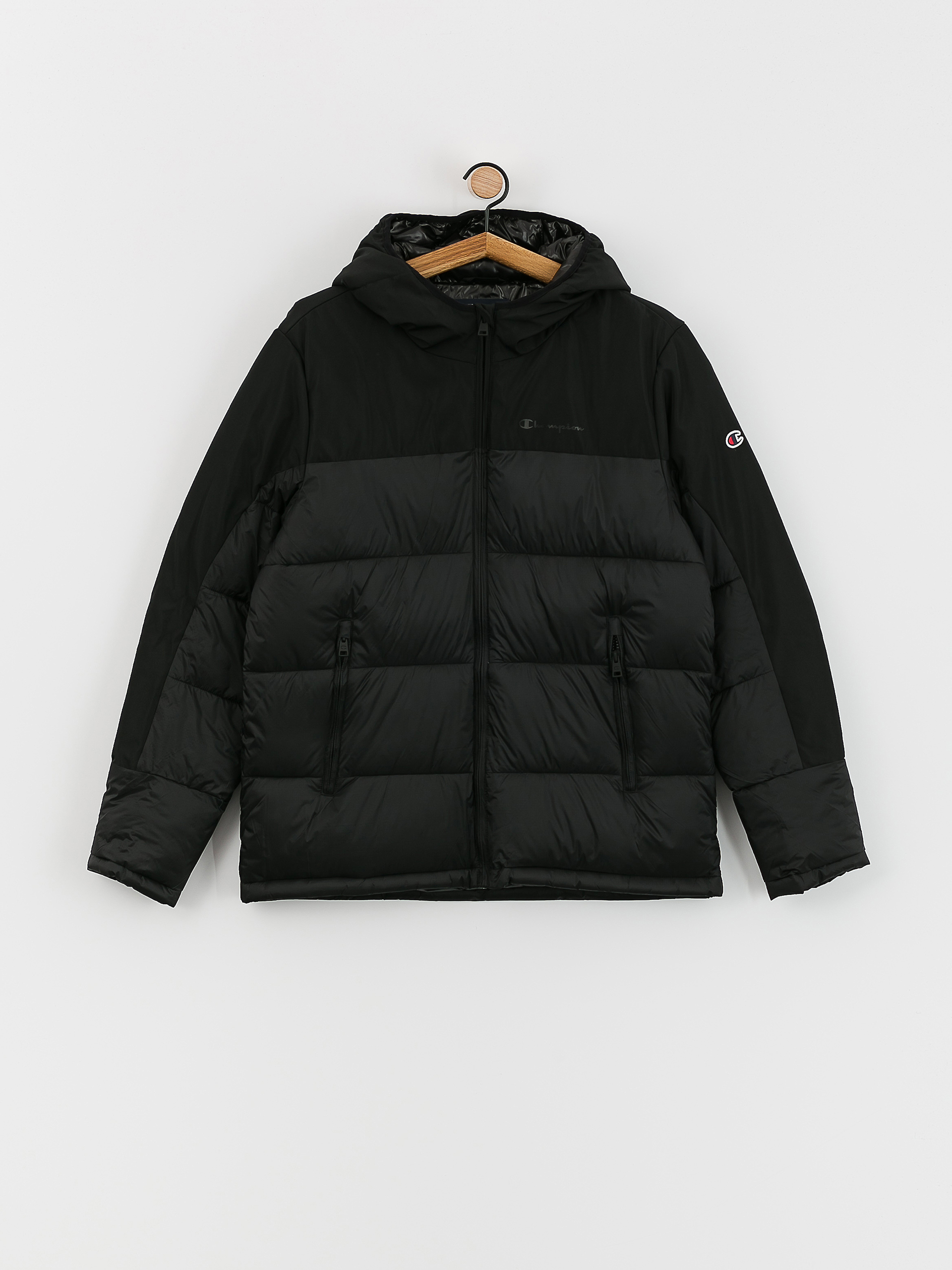 Kurtka Champion Legacy Hooded Jacket 219190 (nbk/nbk)