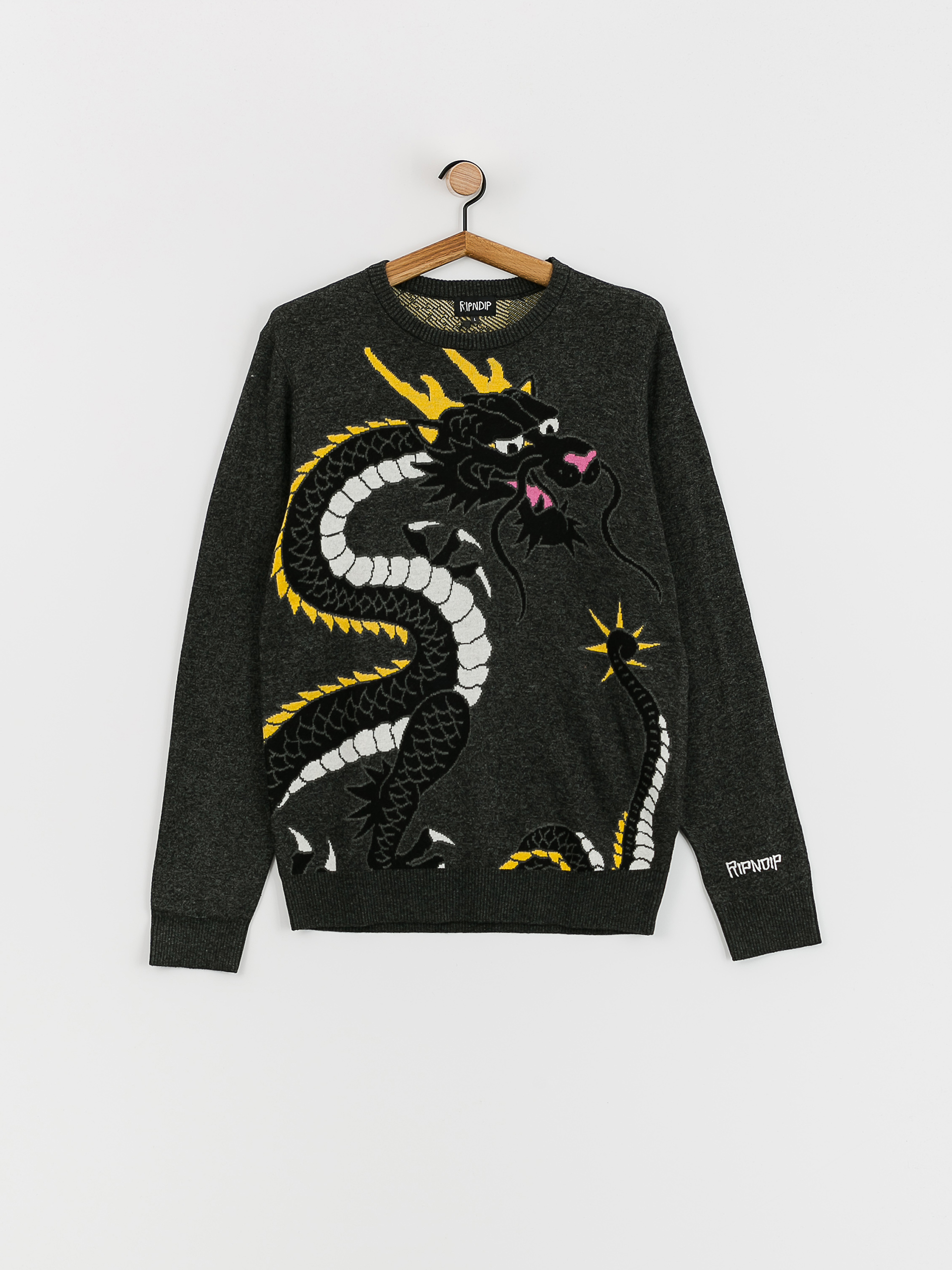 Sweter RipNDip Ryu (black heather)