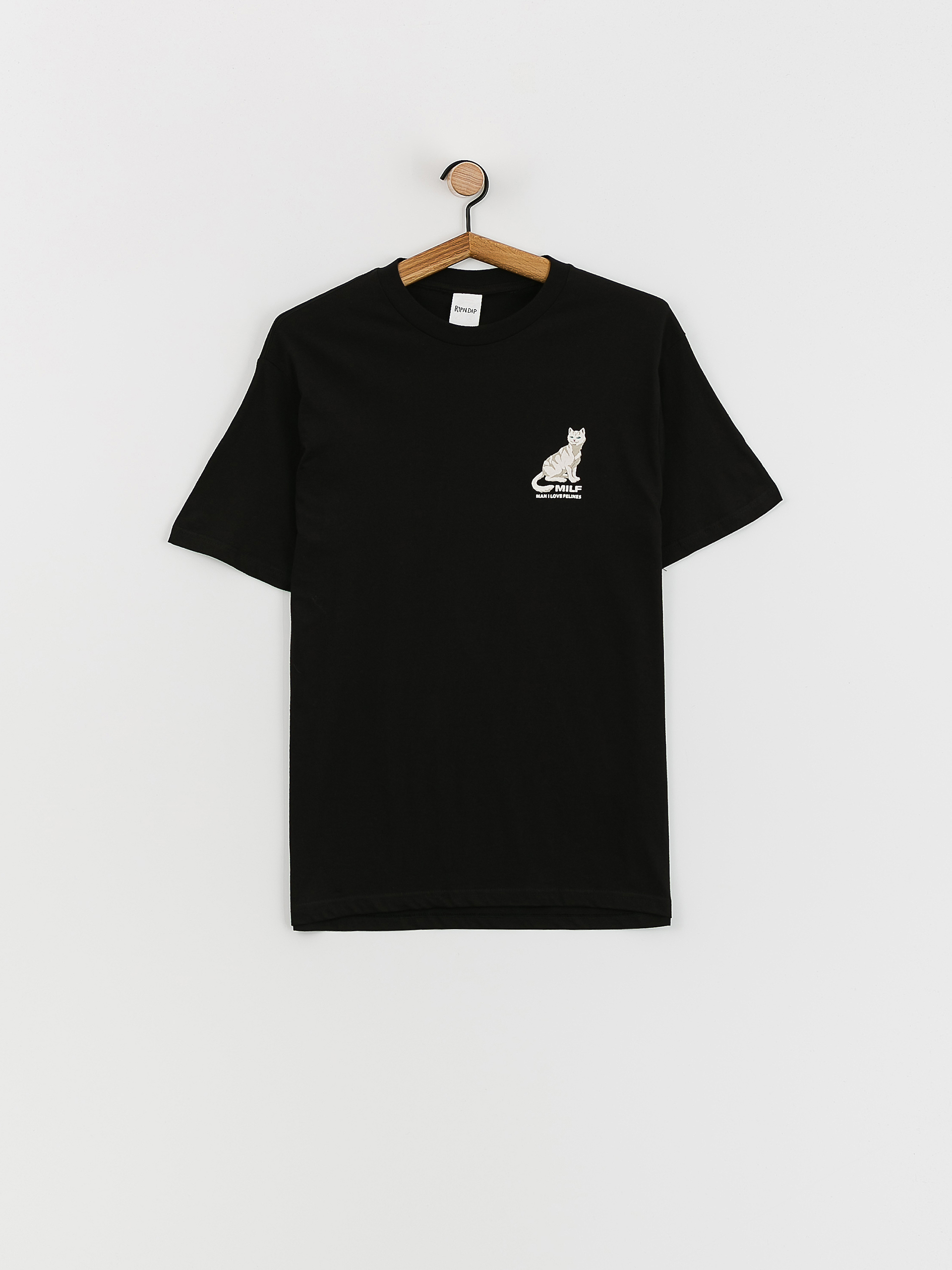 T-shirt RipNDip Man I Love Felines (black)