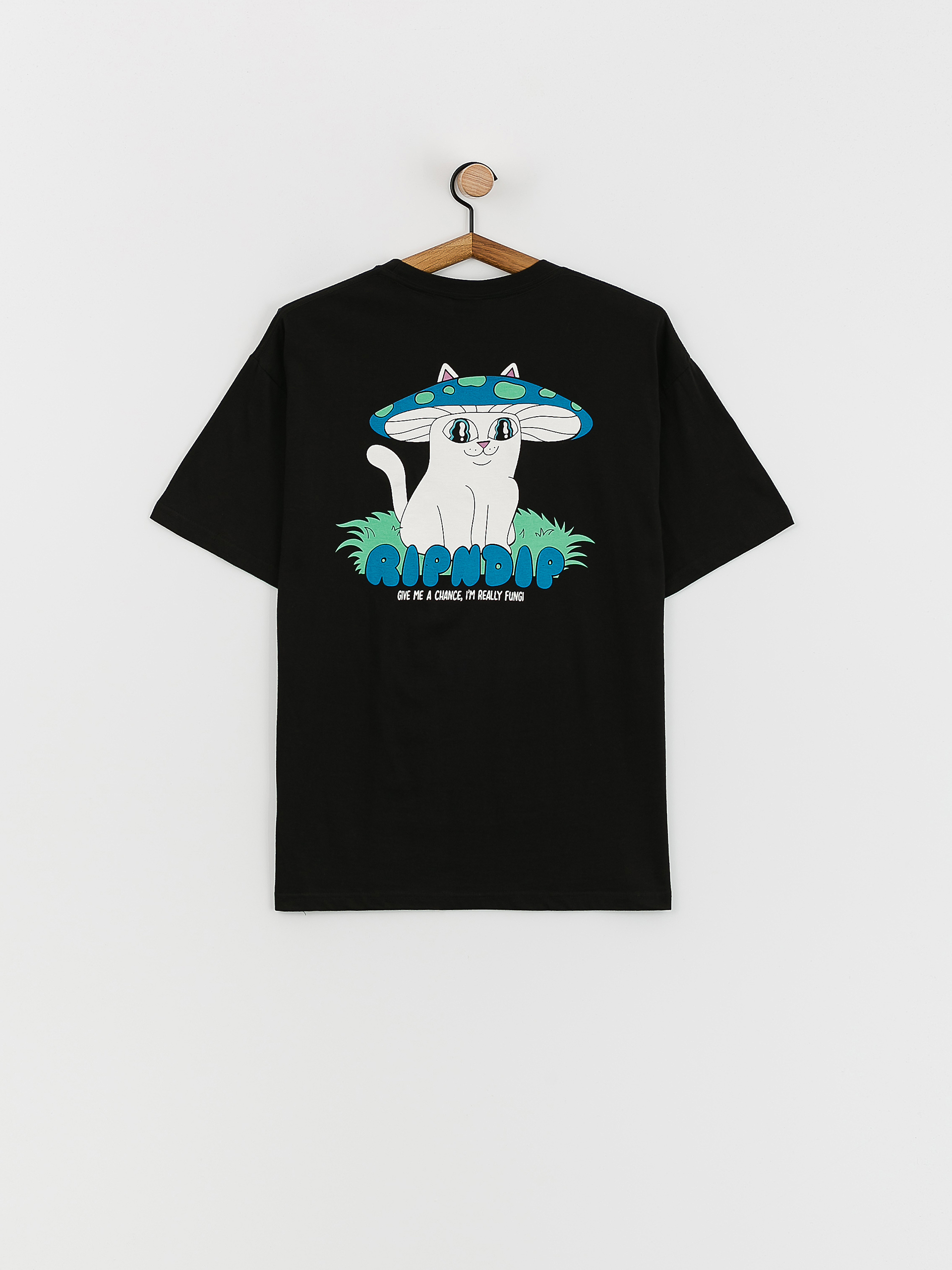 T-shirt RipNDip Shroom Cat (black)