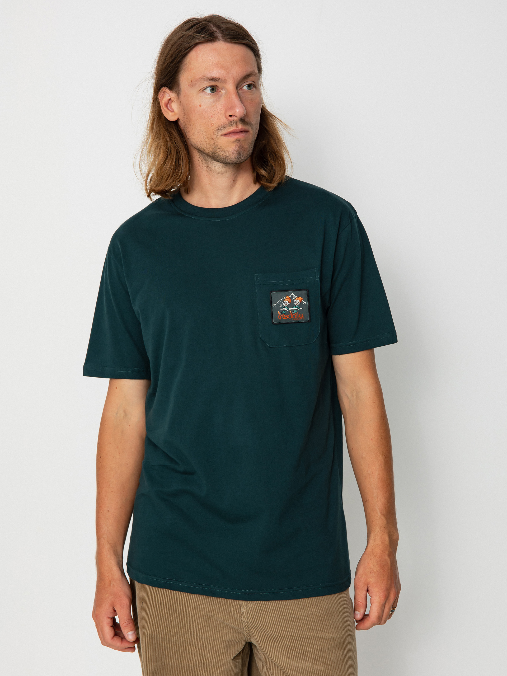 T-shirt Iriedaily Gnomed Pocket (night forest)