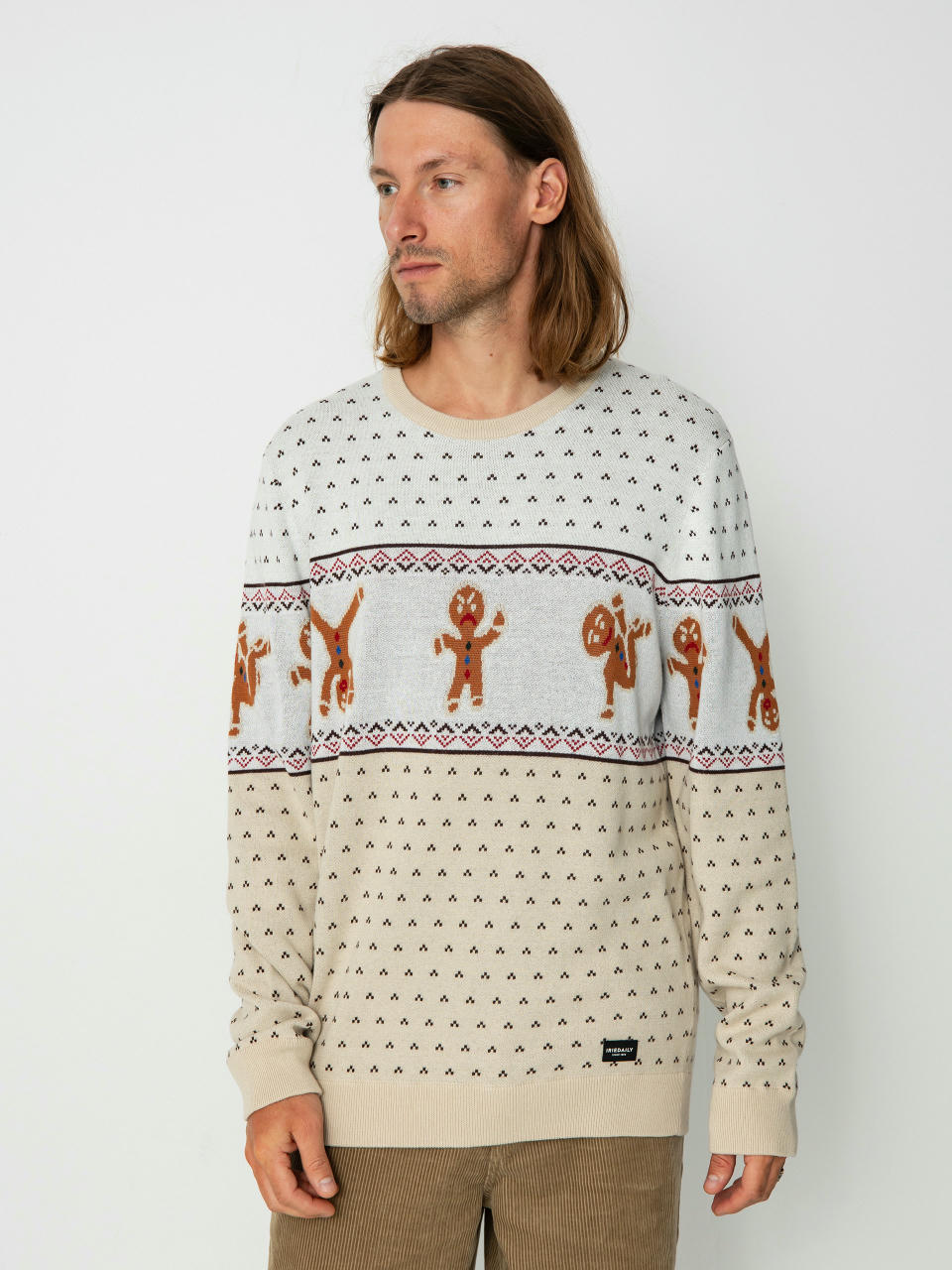 Sweter Iriedaily Cookieman (beige)