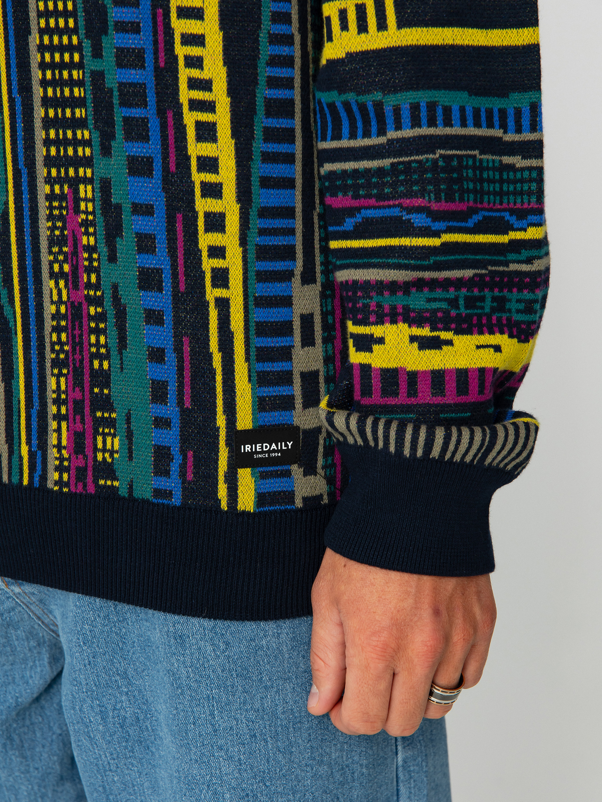 Sweter Iriedaily Theodore (marine blue)