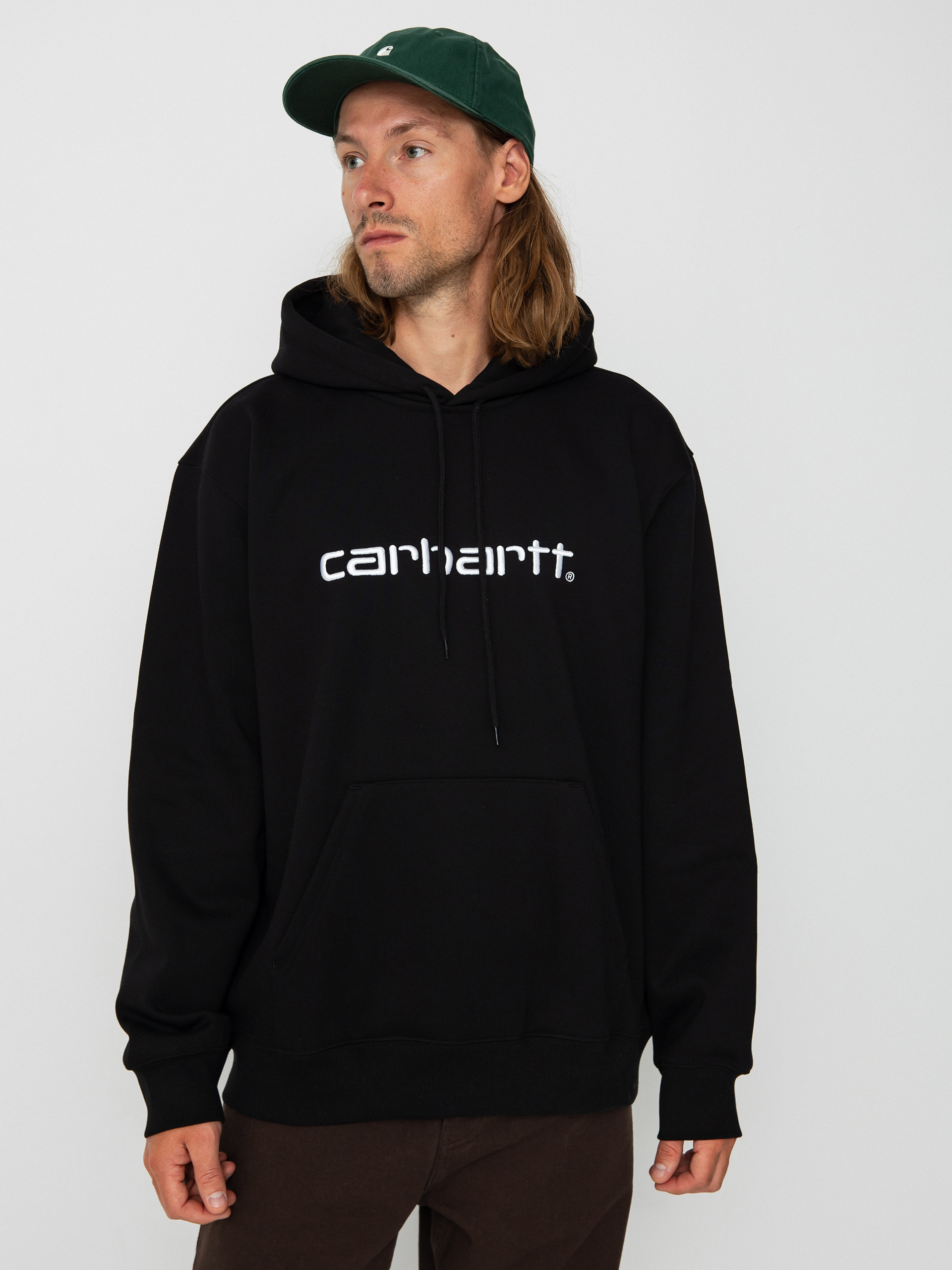 Bluza z kapturem Carhartt WIP Carhartt HD (black/white)