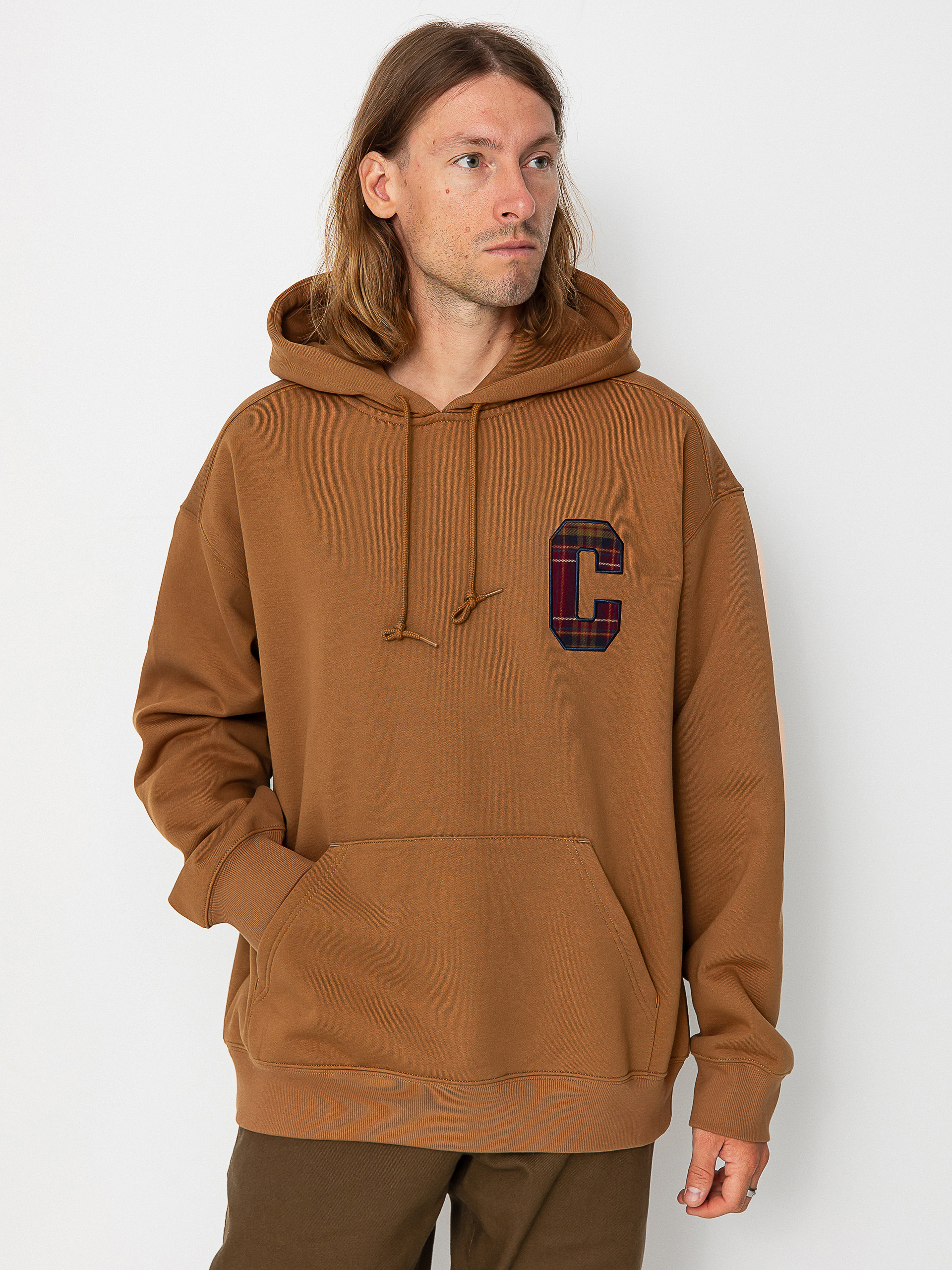 Bluza z kapturem Carhartt WIP Wiles HD (hamilton brown)