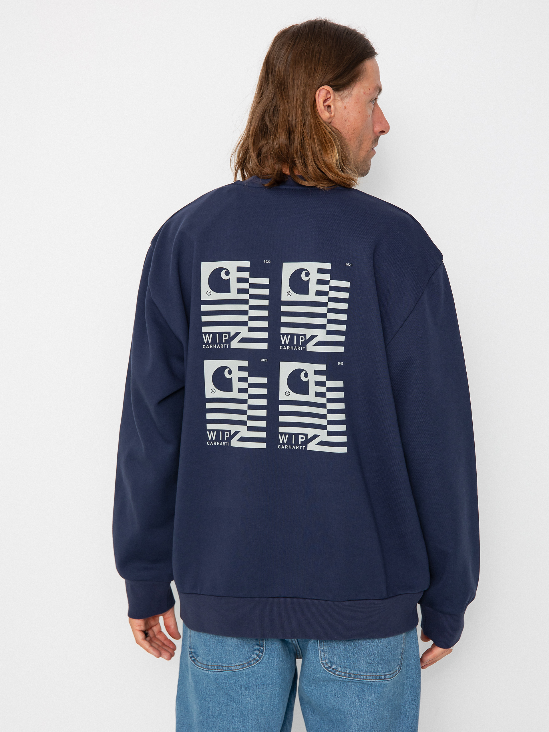 Bluza Carhartt WIP Stamp State (blue/grey)