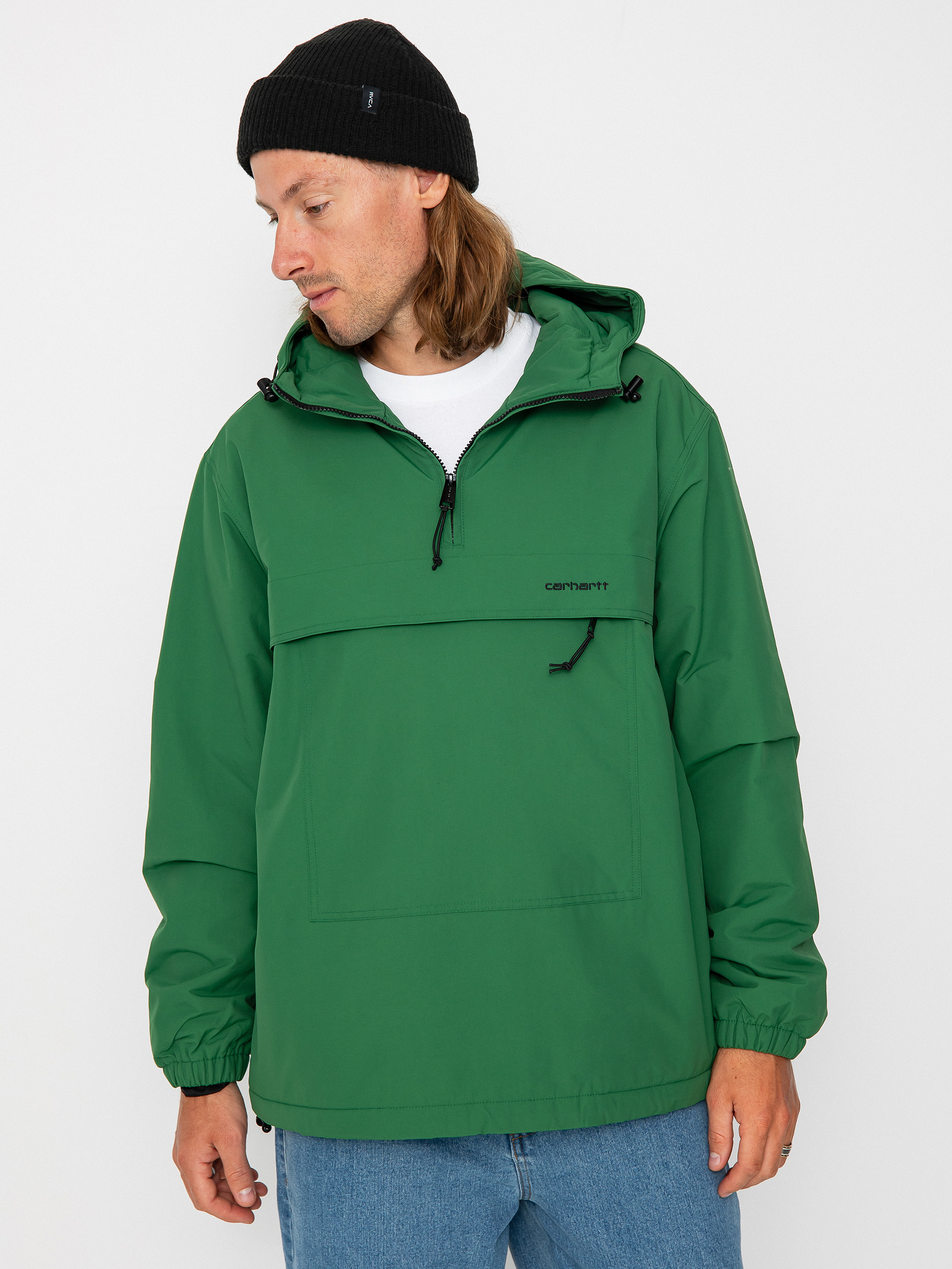 Kurtka Carhartt WIP Windbreaker Pullover (aspen green/black)