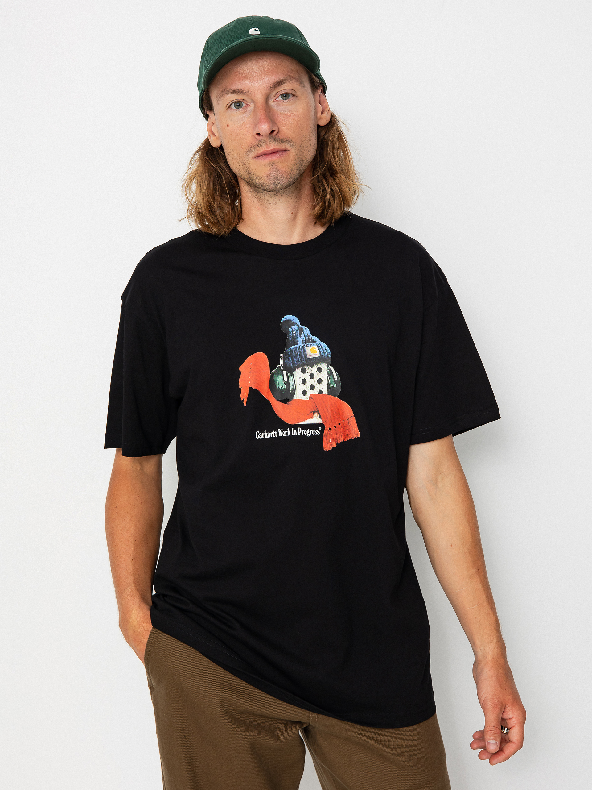 T-shirt Carhartt WIP Stone Cold (black)