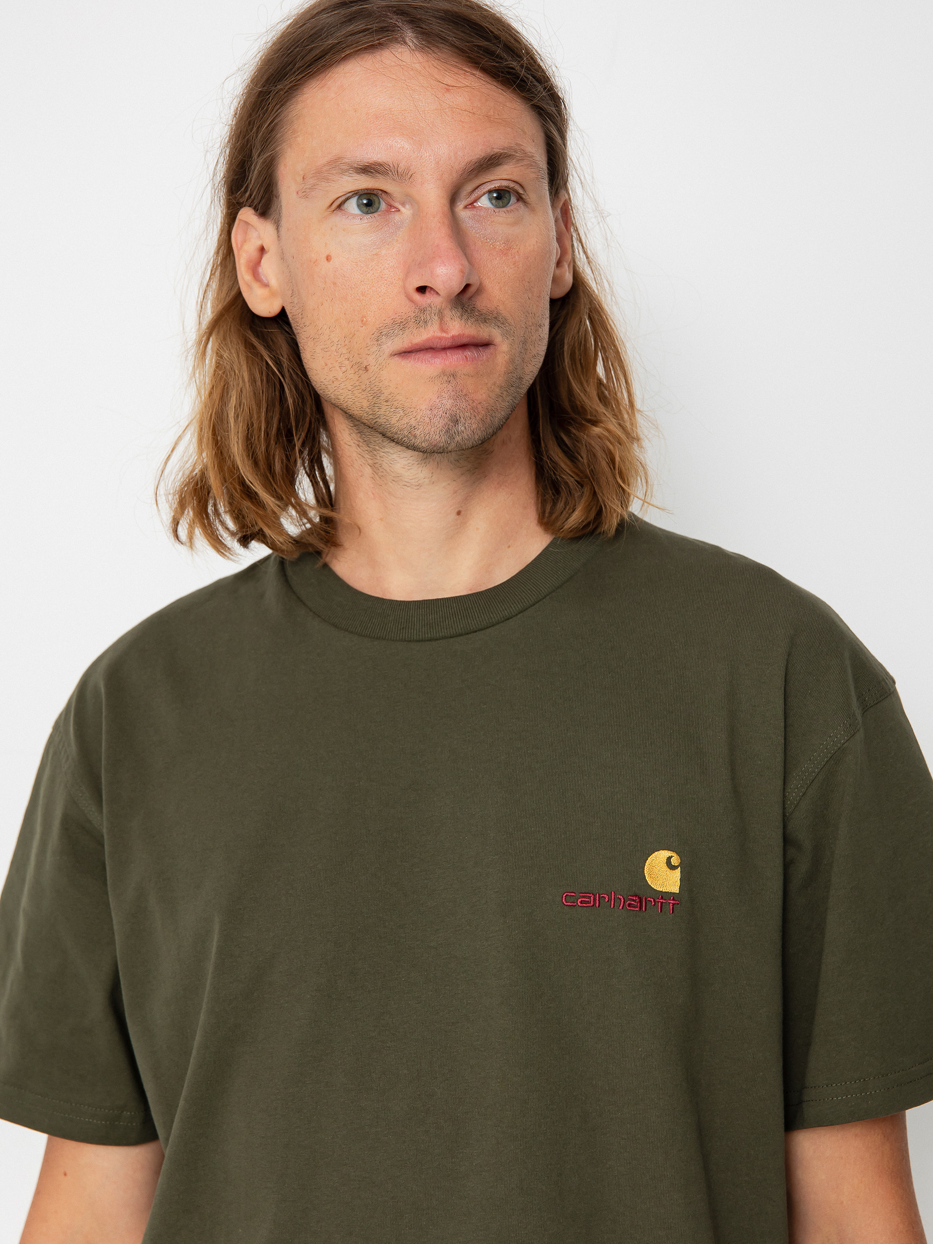 T-shirt Carhartt WIP American Script (plant)