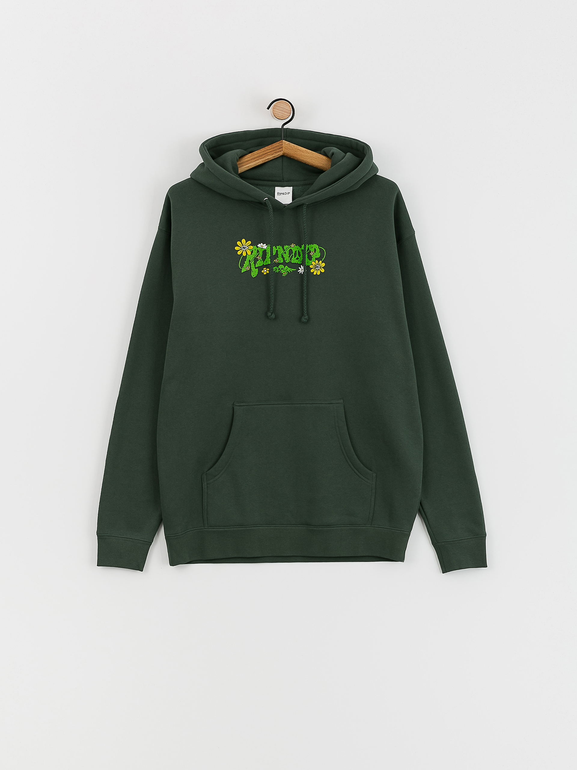 Bluza z kapturem RipNDip Boho Nerm HD (alpine green)