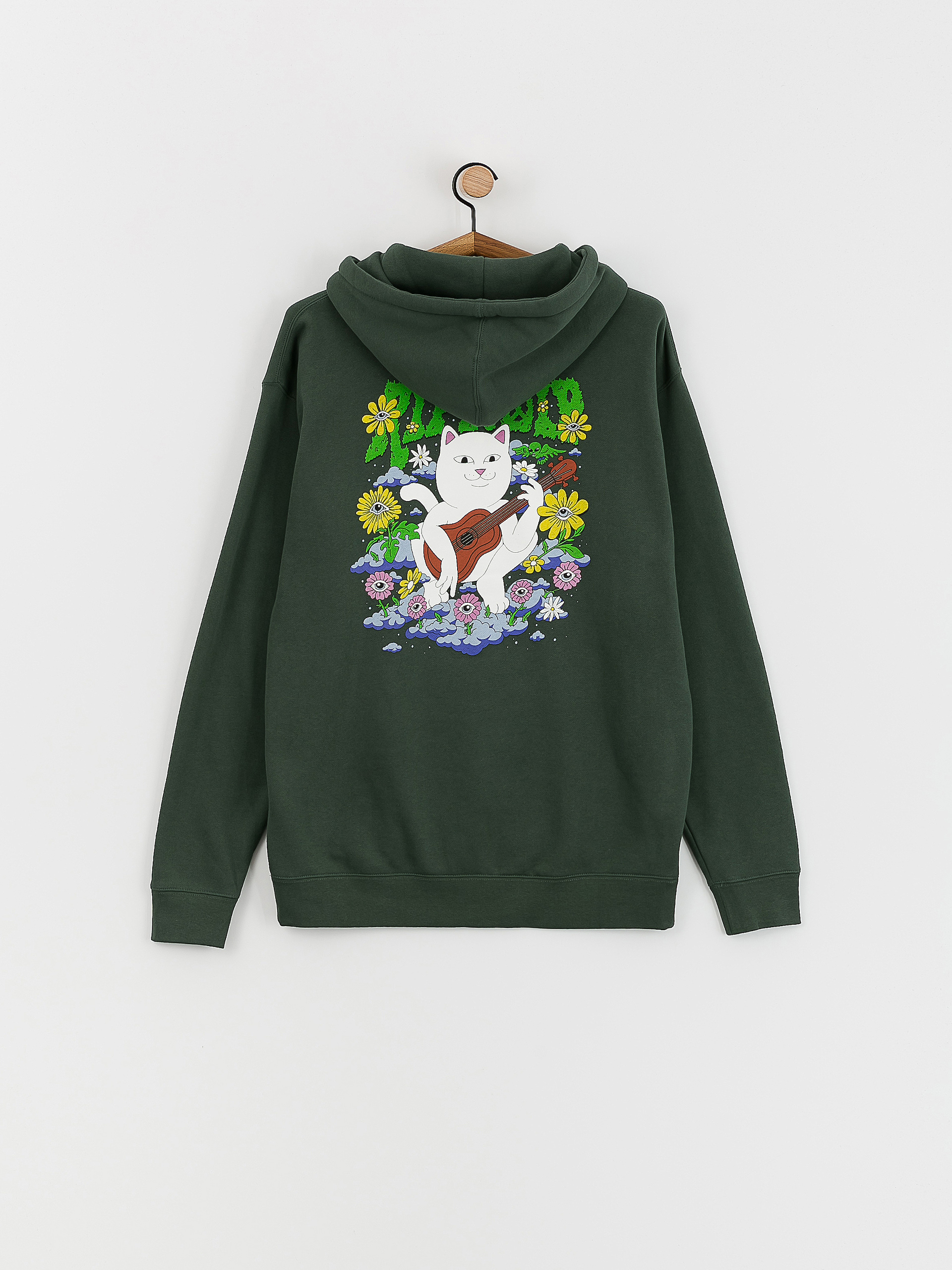 Bluza z kapturem RipNDip Boho Nerm HD (alpine green)