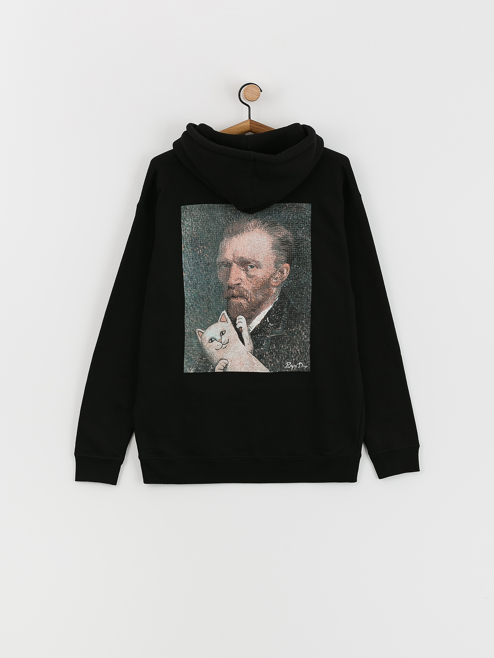 Bluza z kapturem RipNDip Van Nermal HD (black)